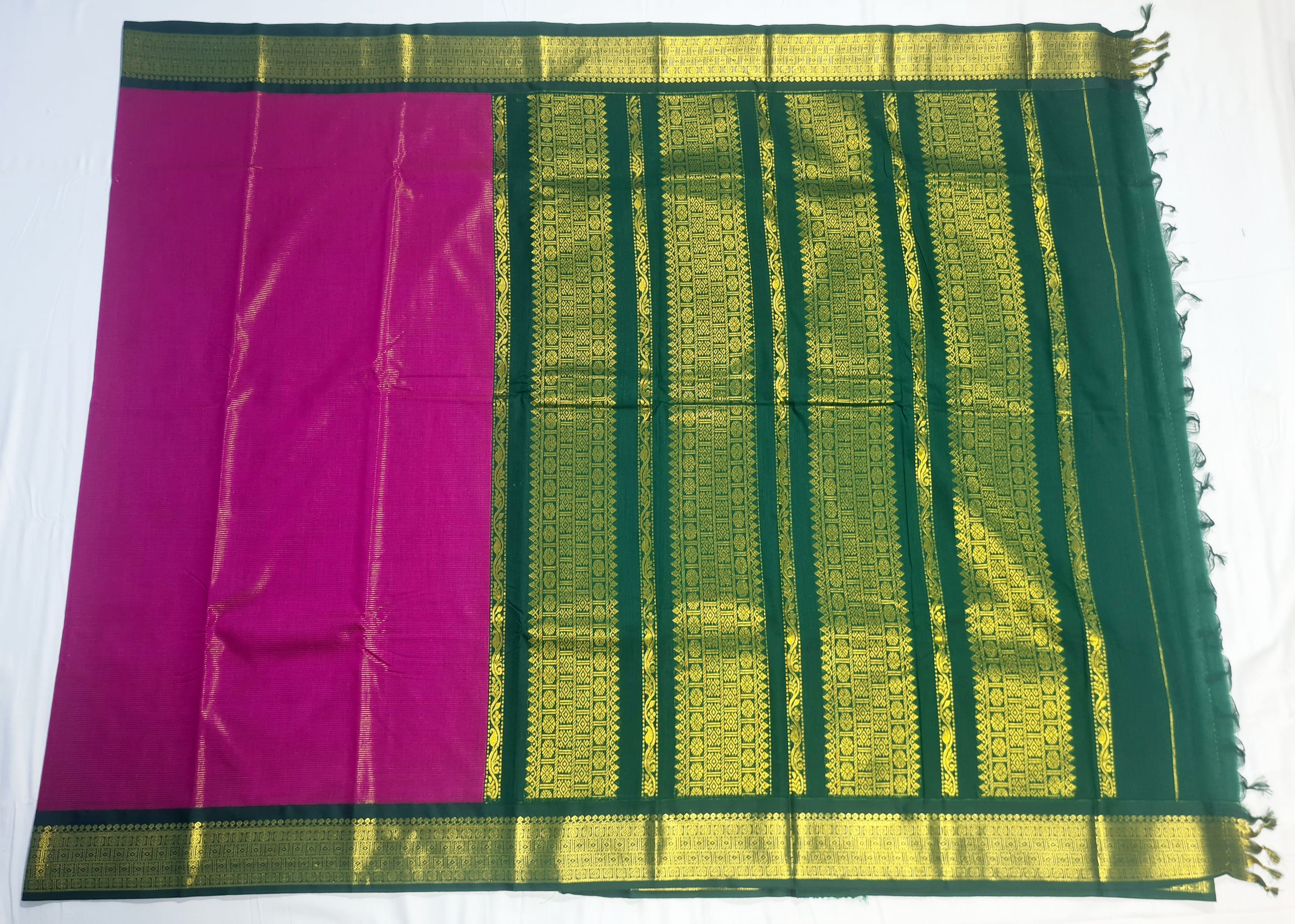 Kanchipuram Agarlic Cotton Sarees