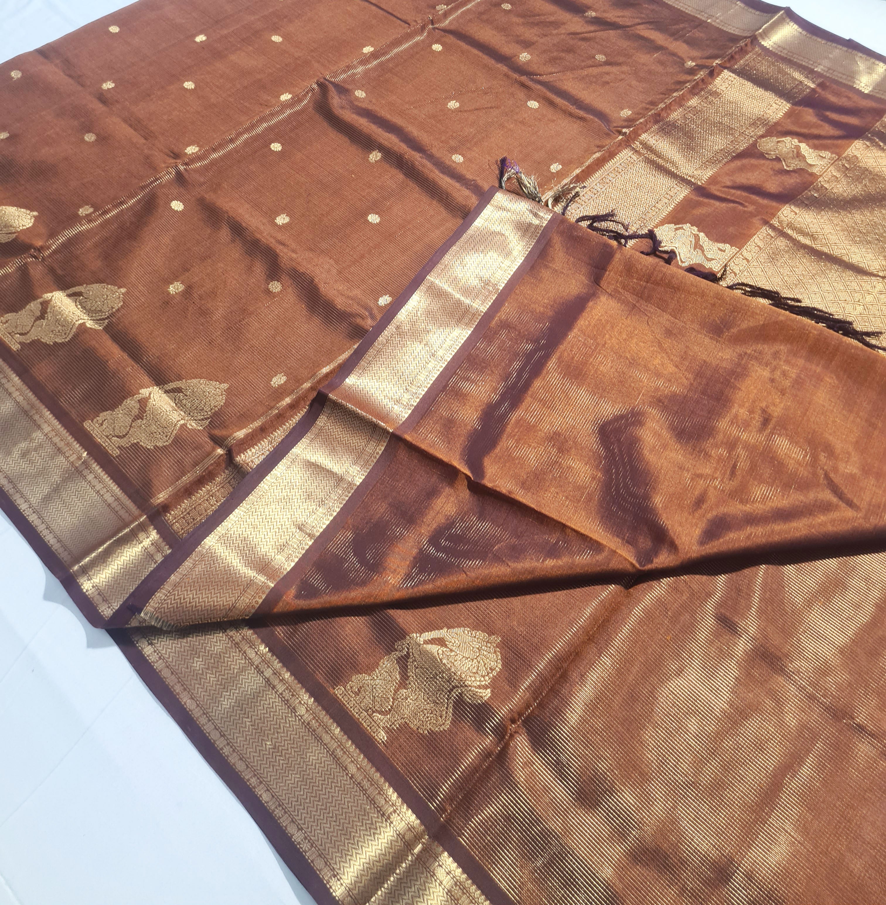 Kanchipuram Pure Silk Cotton Saree