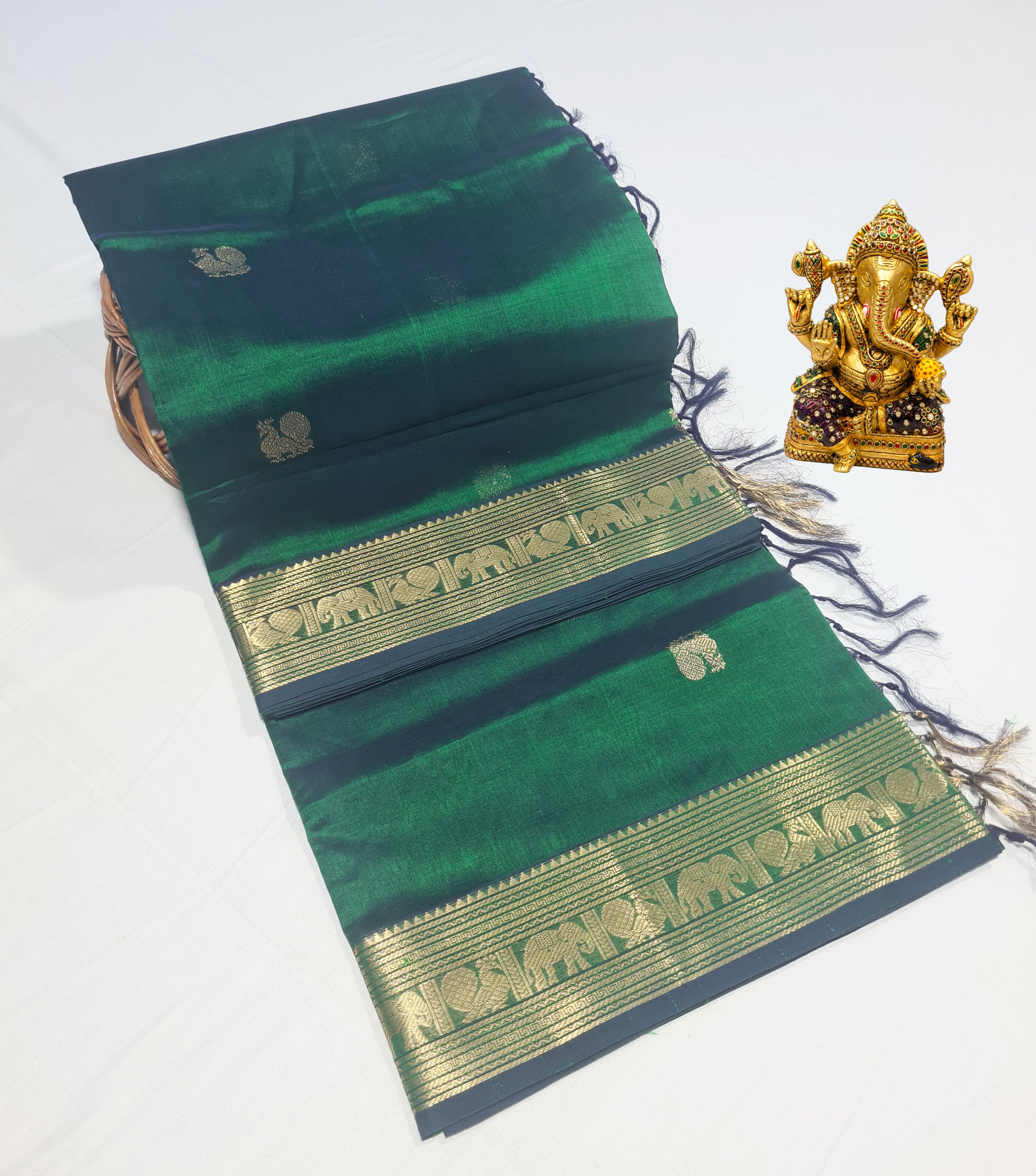 Kanchipuram Pure Silk Cotton Saree