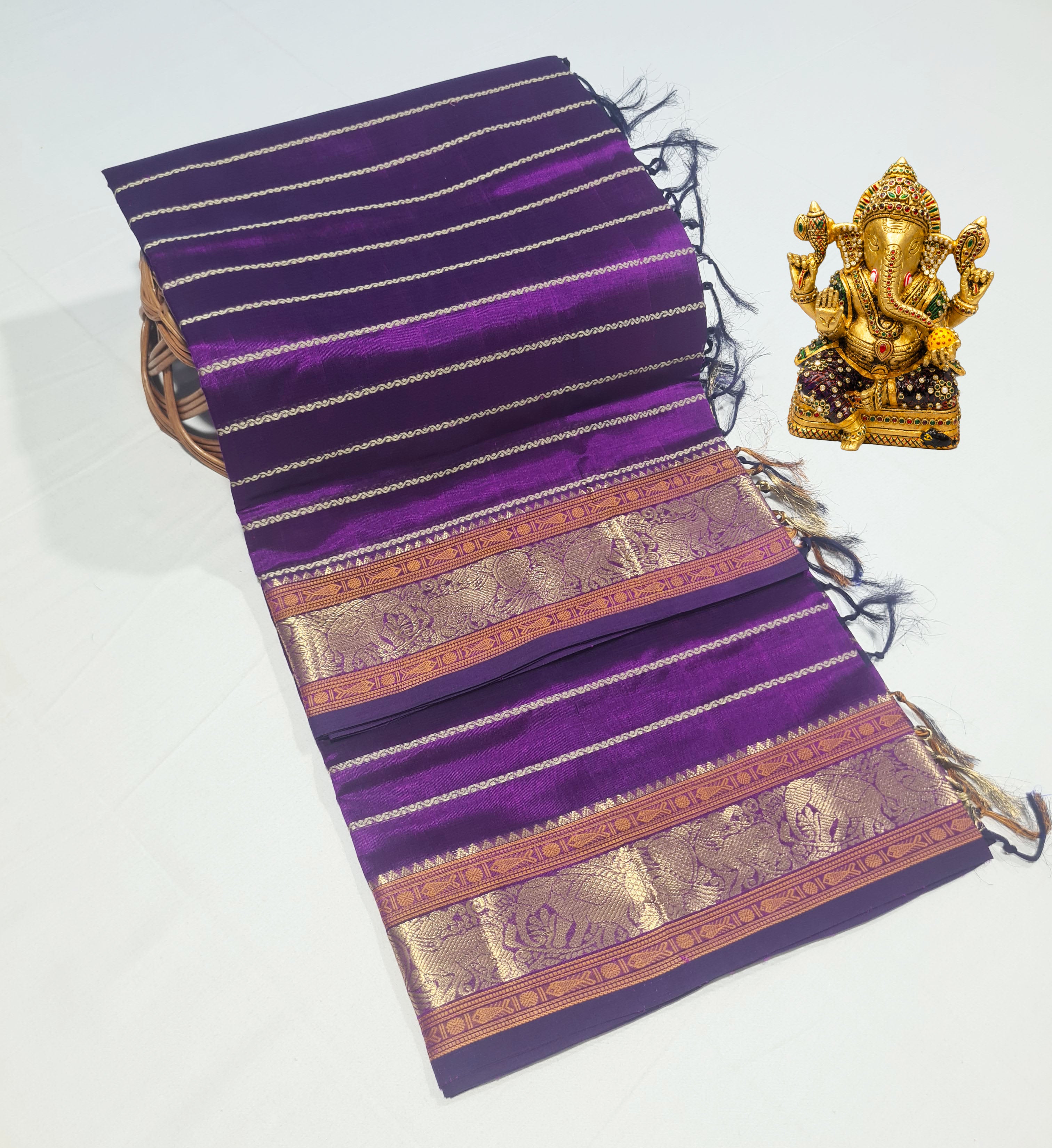 Kanchipuram Pure Silk Cotton Saree