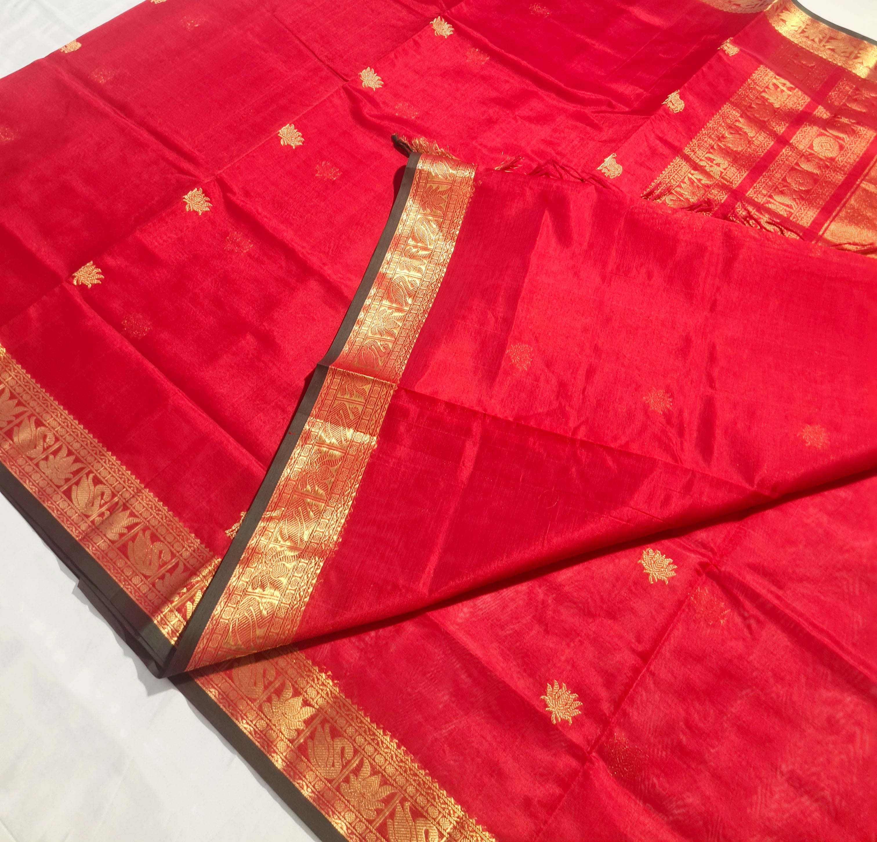 Kanchipuram Pure Silk Cotton Saree