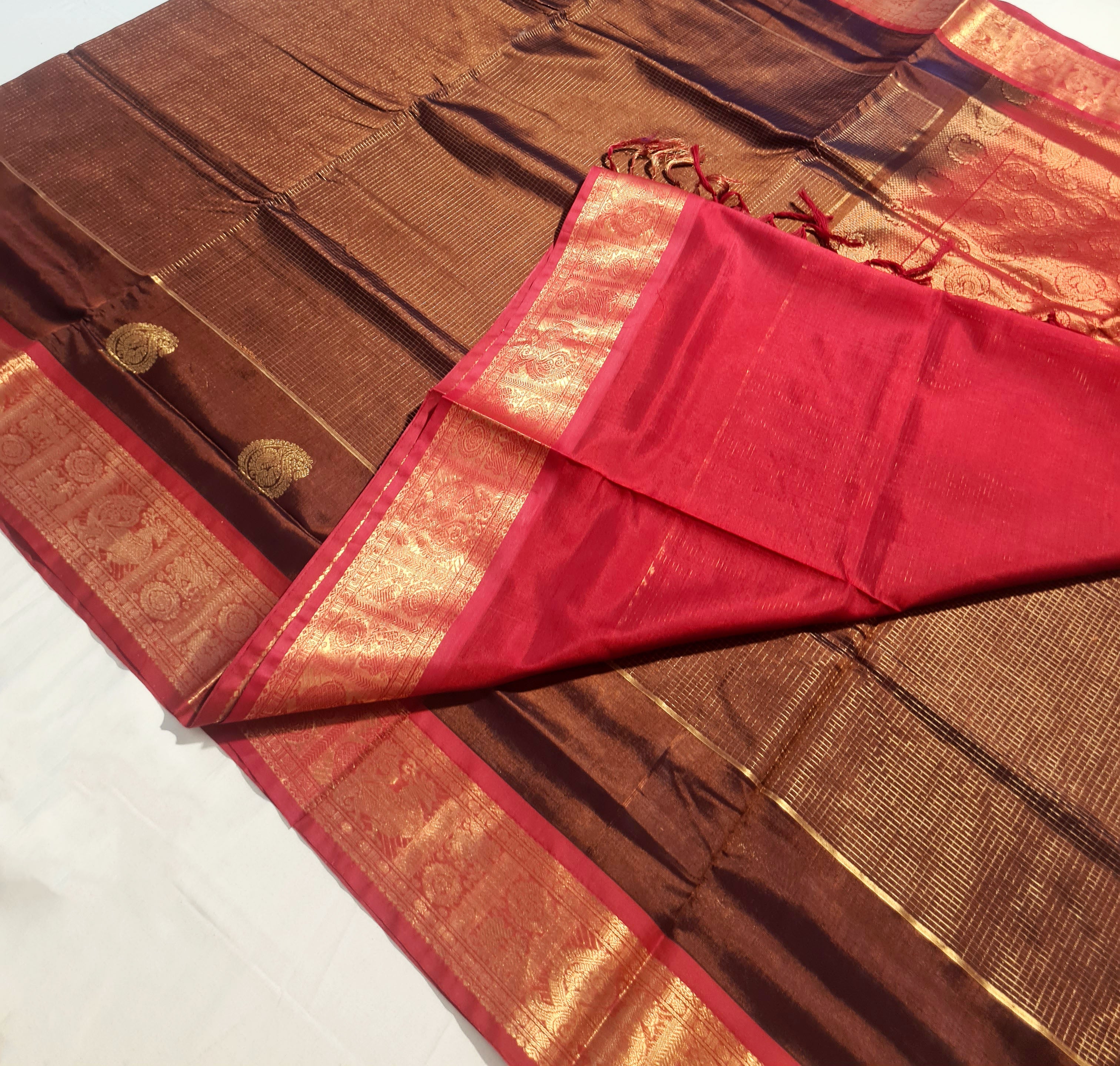 Kanchipuram Pure Silk Cotton Saree