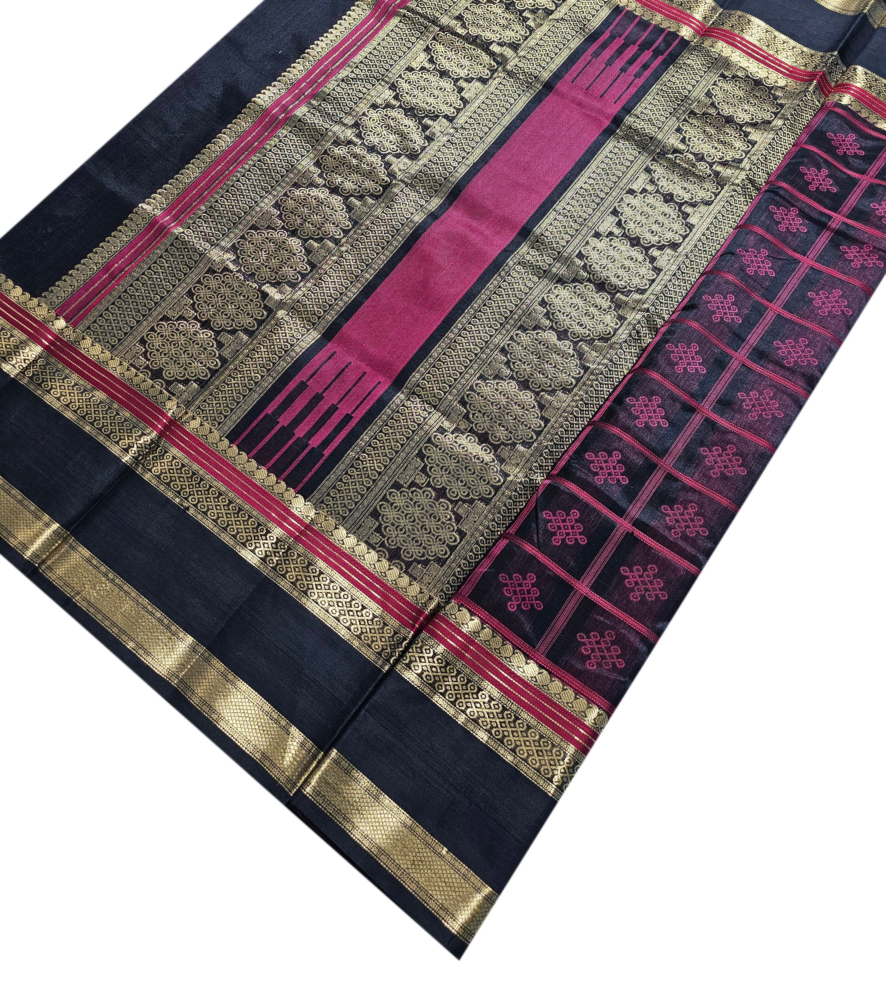 Kanchipuram Pure Silk Cotton Saree