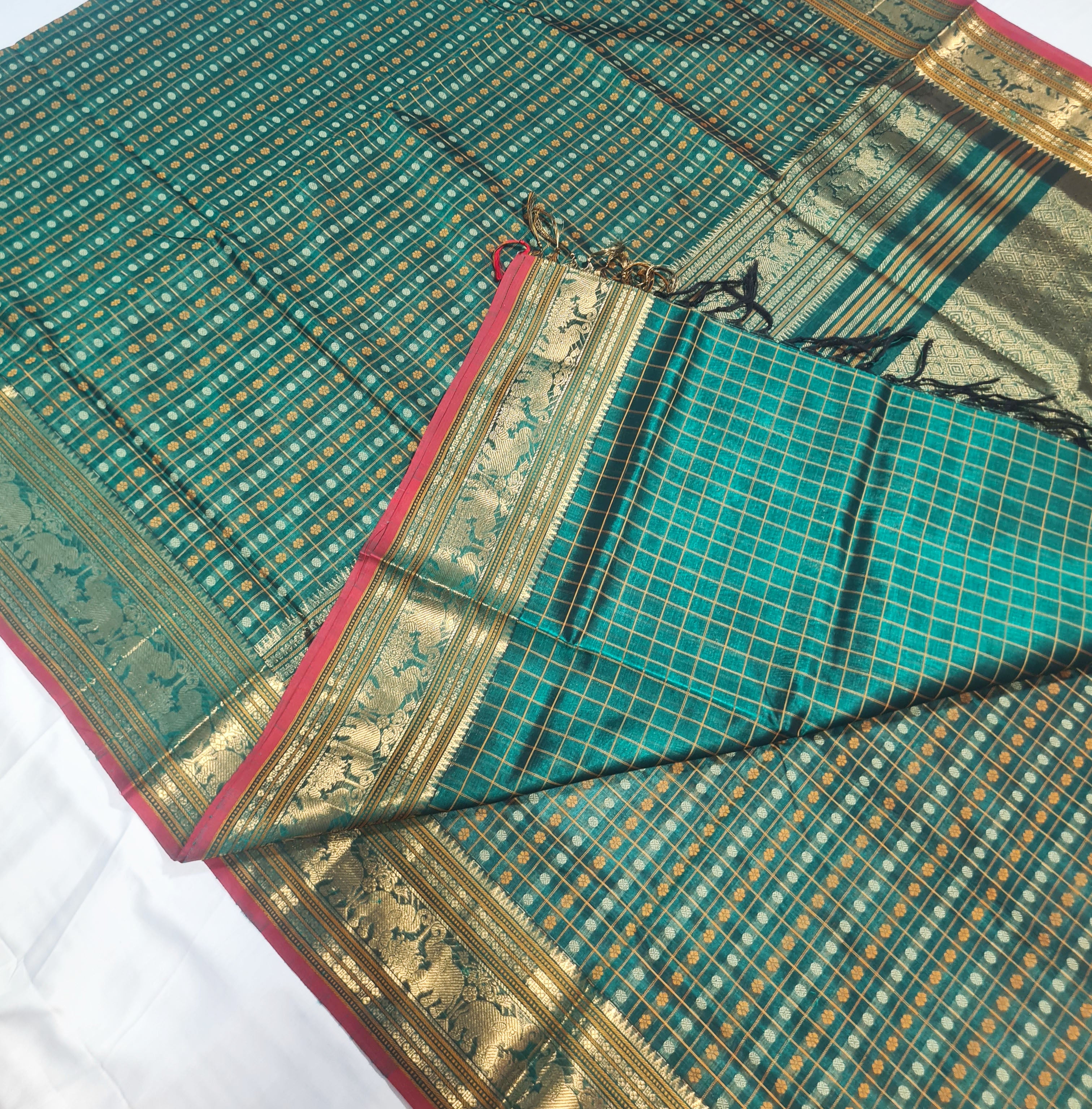 Kanchipuram Pure Silk Cotton Saree