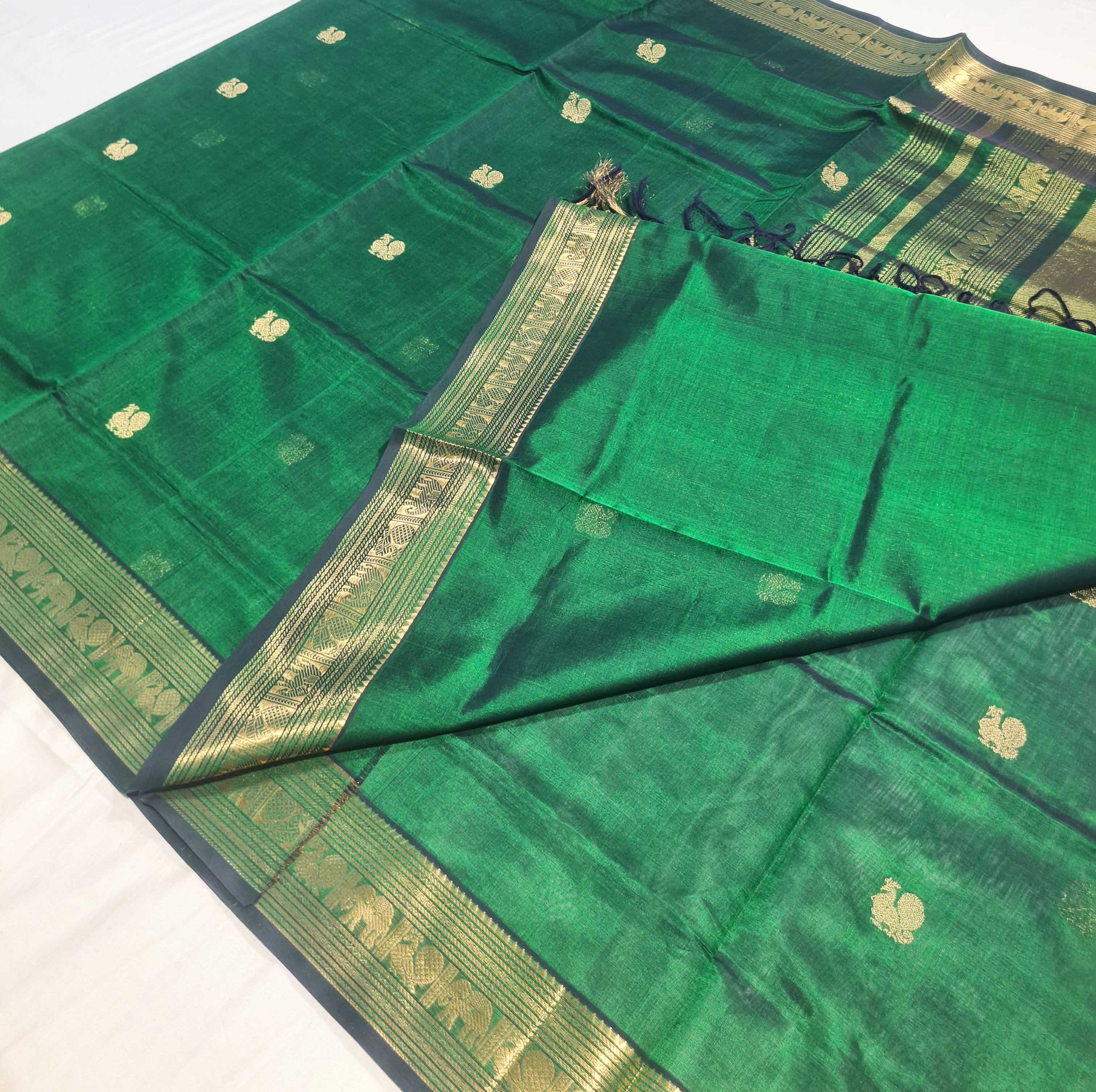 Kanchipuram Pure Silk Cotton Saree
