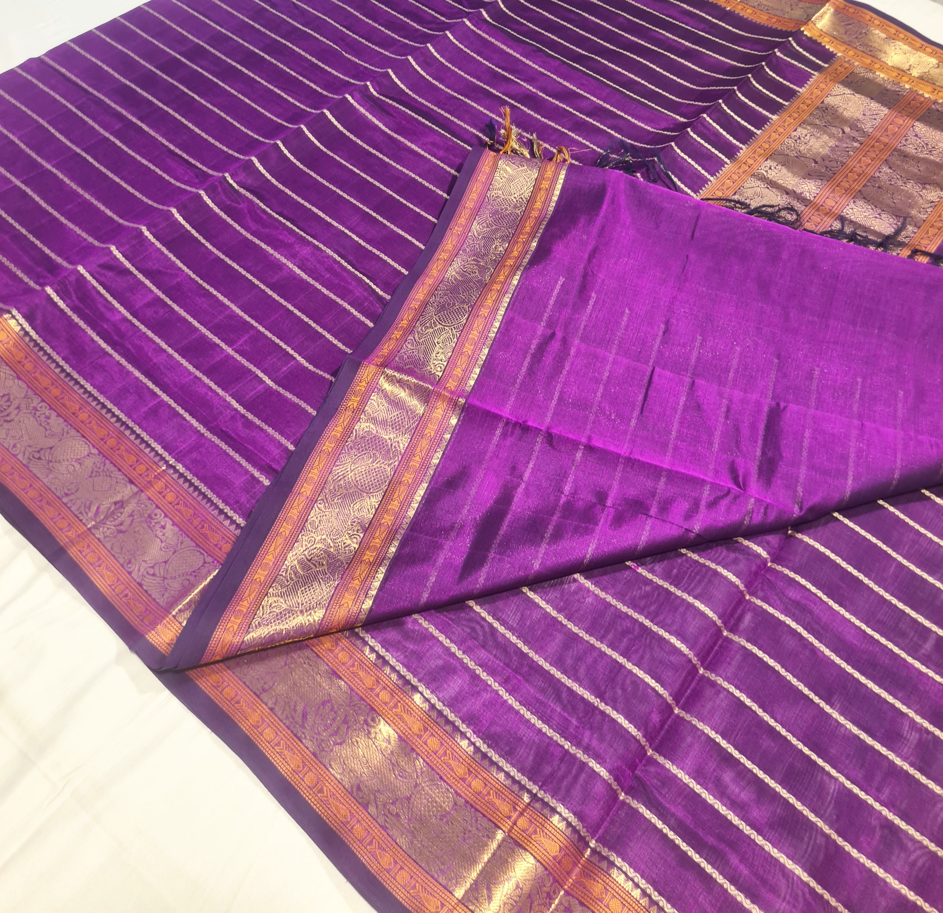 Kanchipuram Pure Silk Cotton Saree