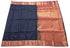Kanchi Vegan Silk Saree With Contrast Blouse and Rich Jari Pallu