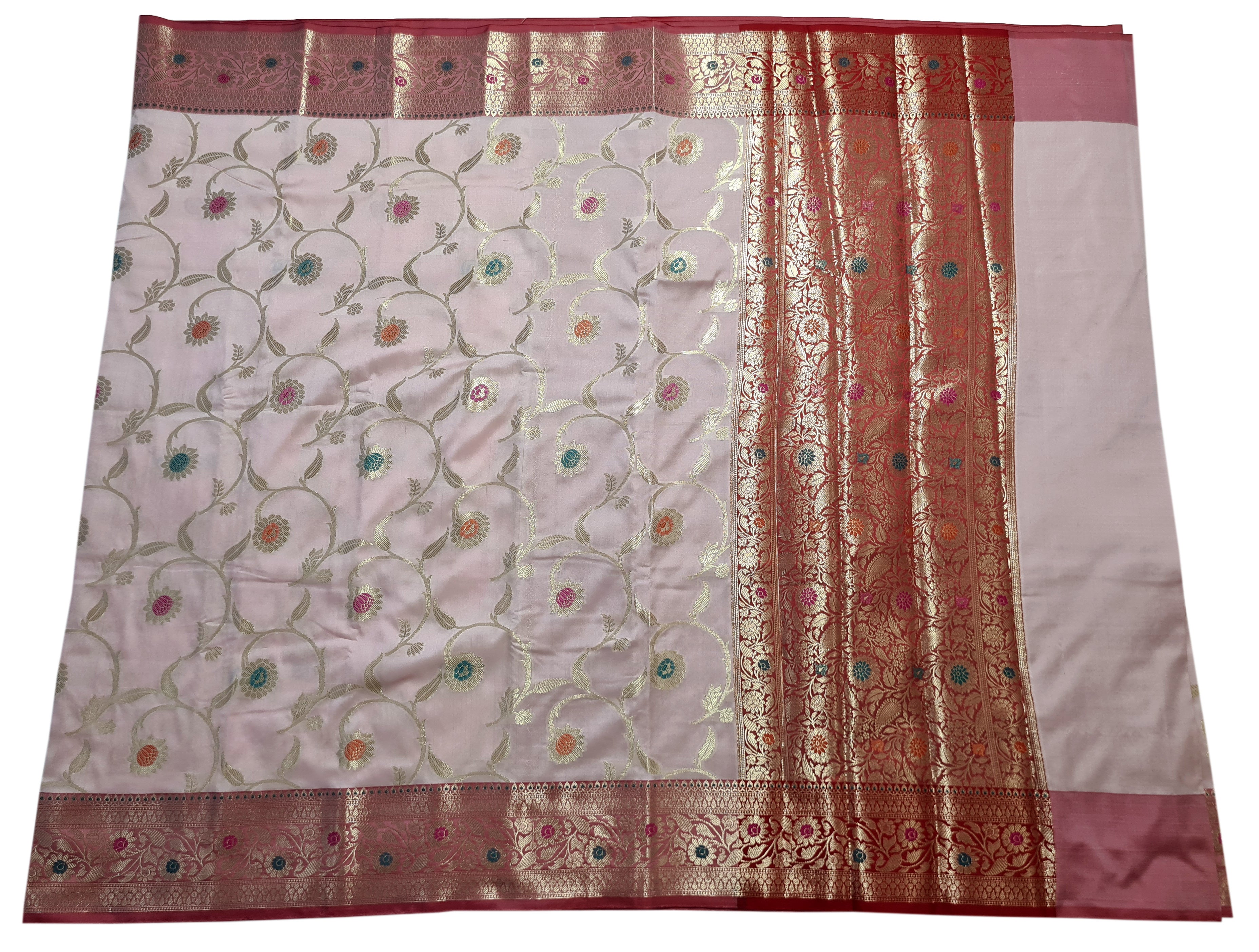 Banarasi Katan Jaal Silk Sarees
