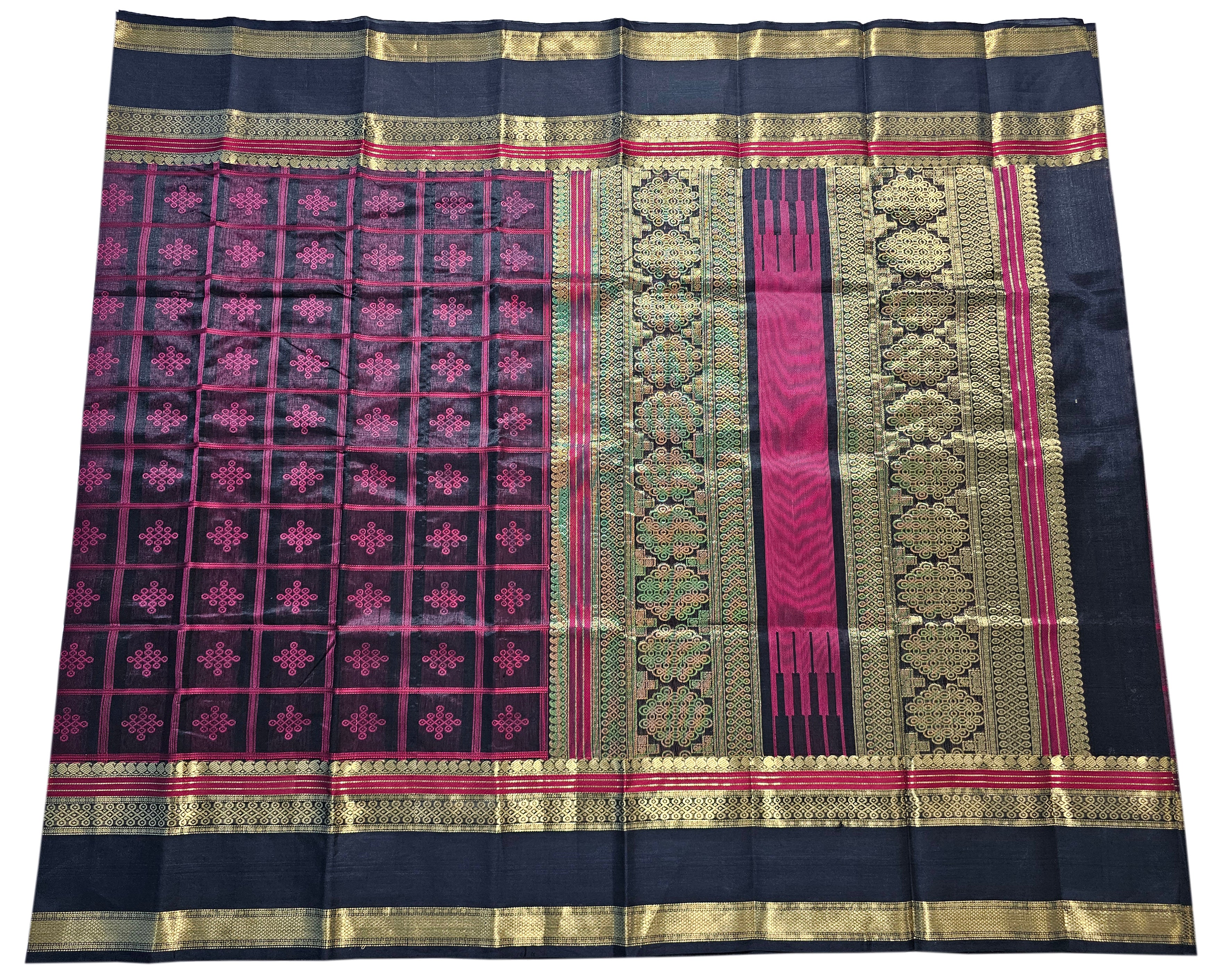 Kanchipuram Pure Silk Cotton Saree