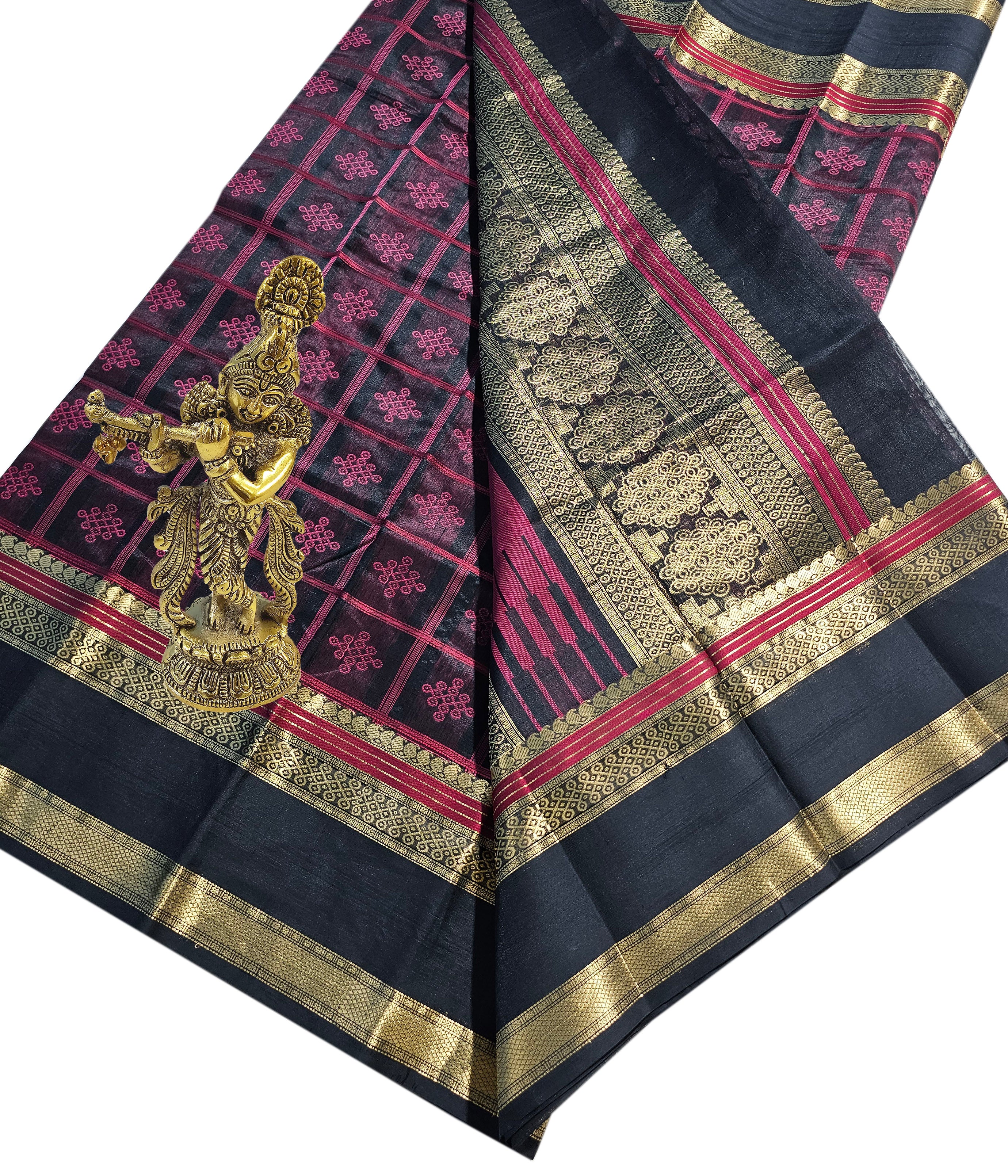 Kanchipuram Pure Silk Cotton Saree