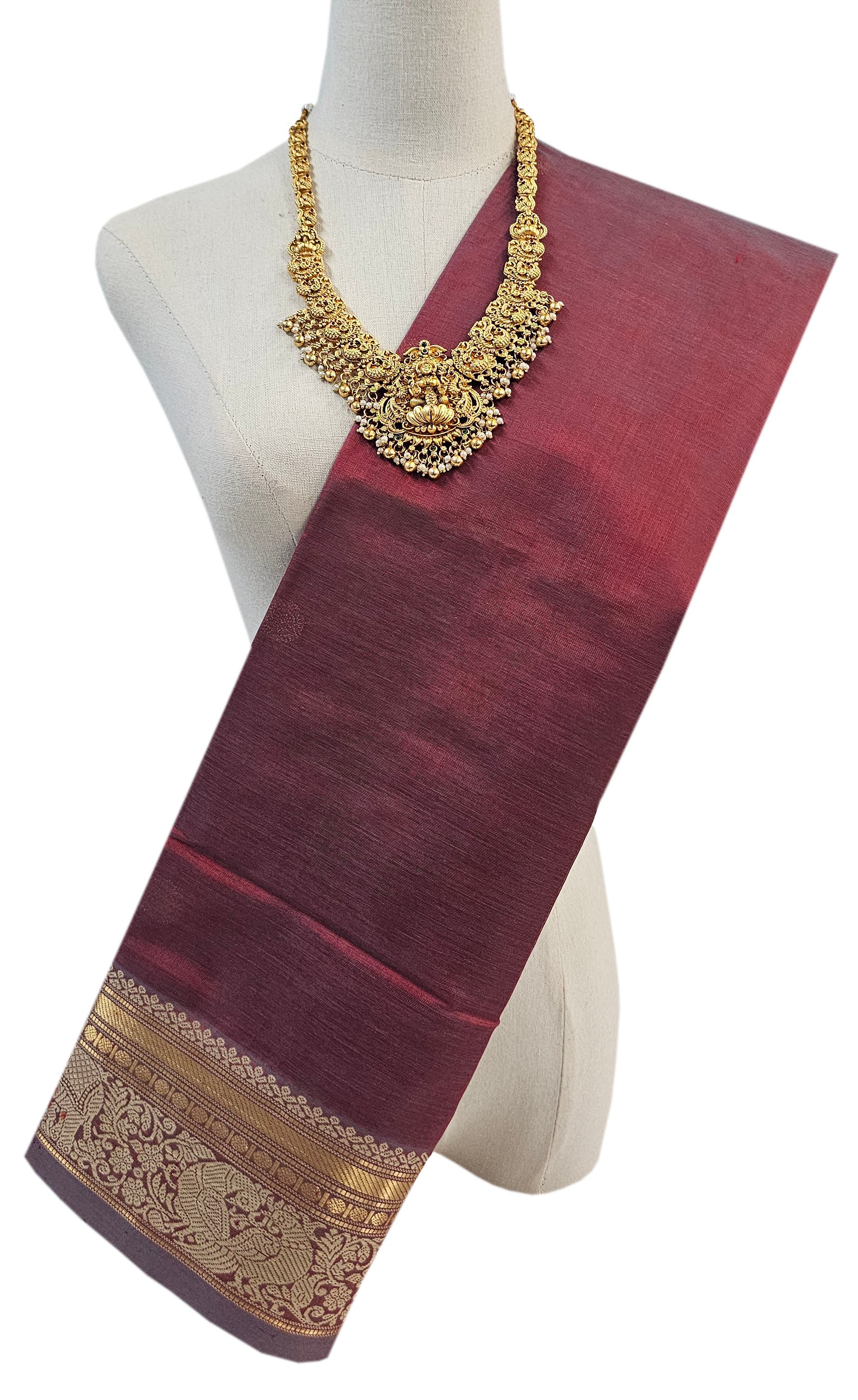 Kanchipuram Pure Silk Cotton Saree