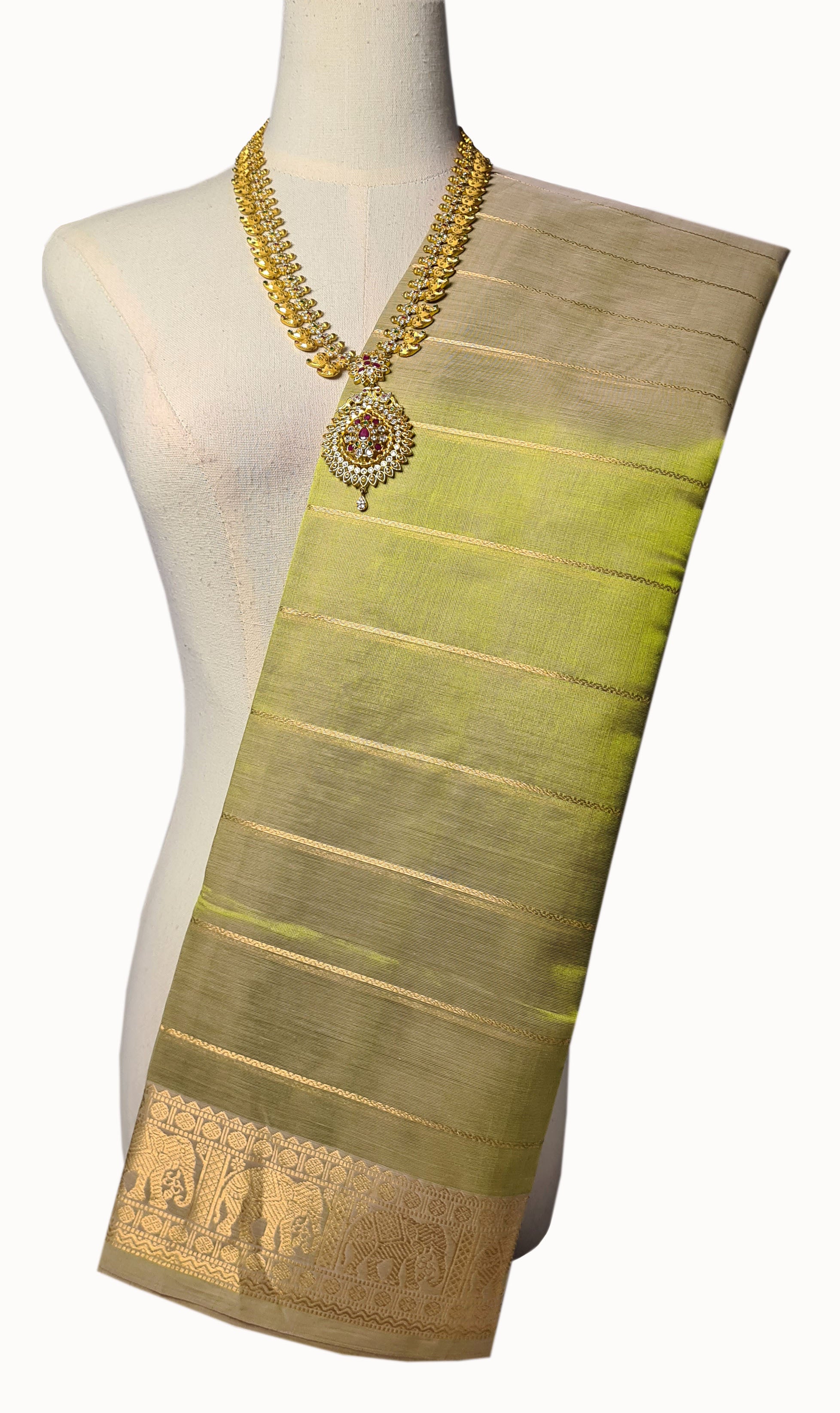 Kanchipuram Pure Silk Cotton Saree