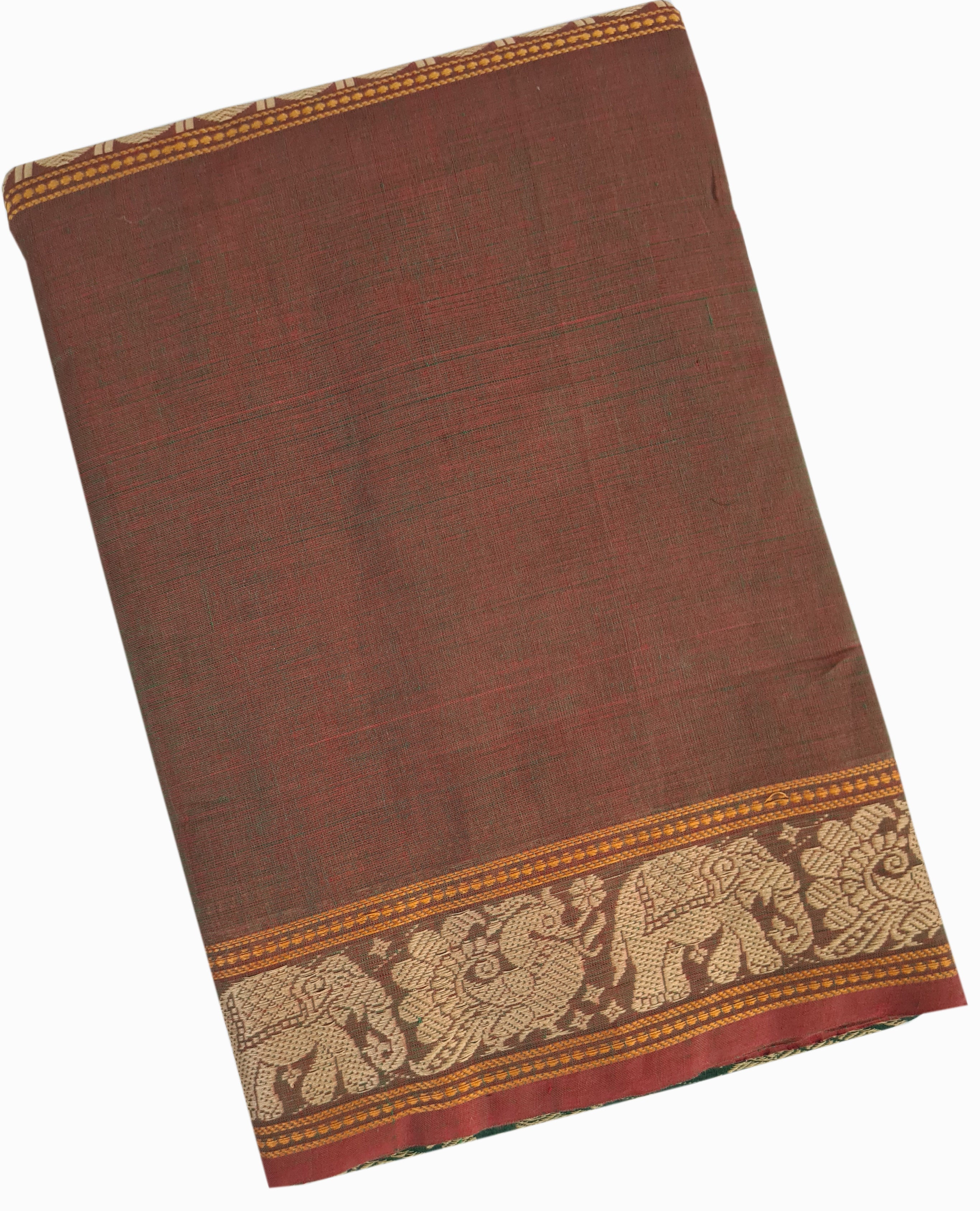 Kanchipuram Cotton Saree With Blouse