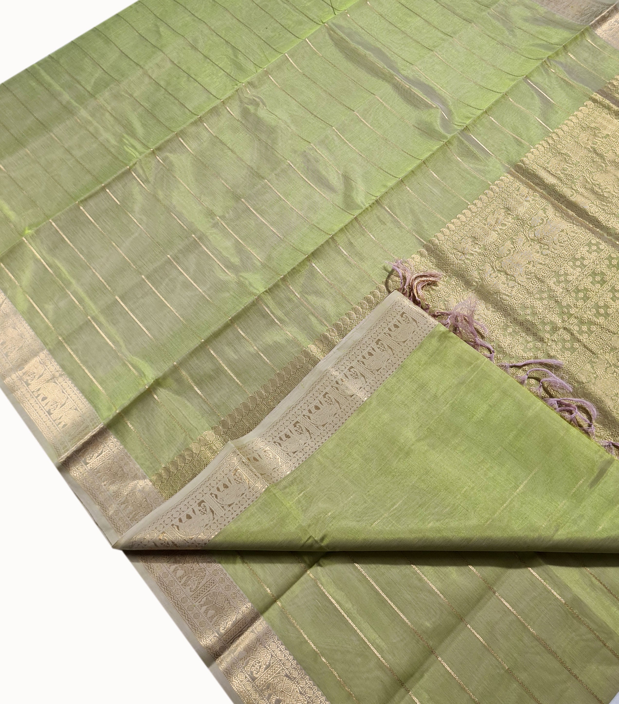 Kanchipuram Pure Silk Cotton Saree