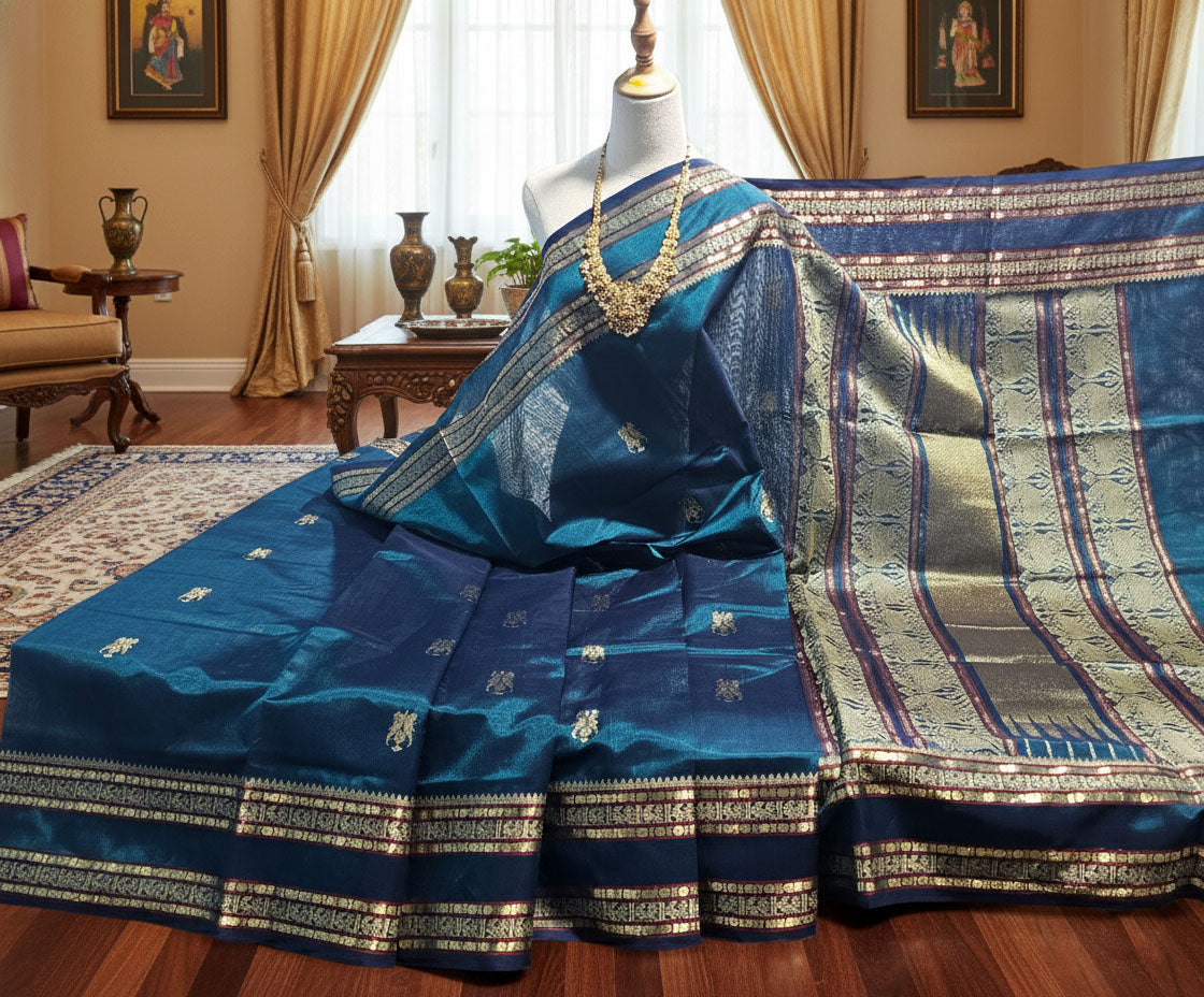 Kanchipuram Pure Silk Cotton Saree