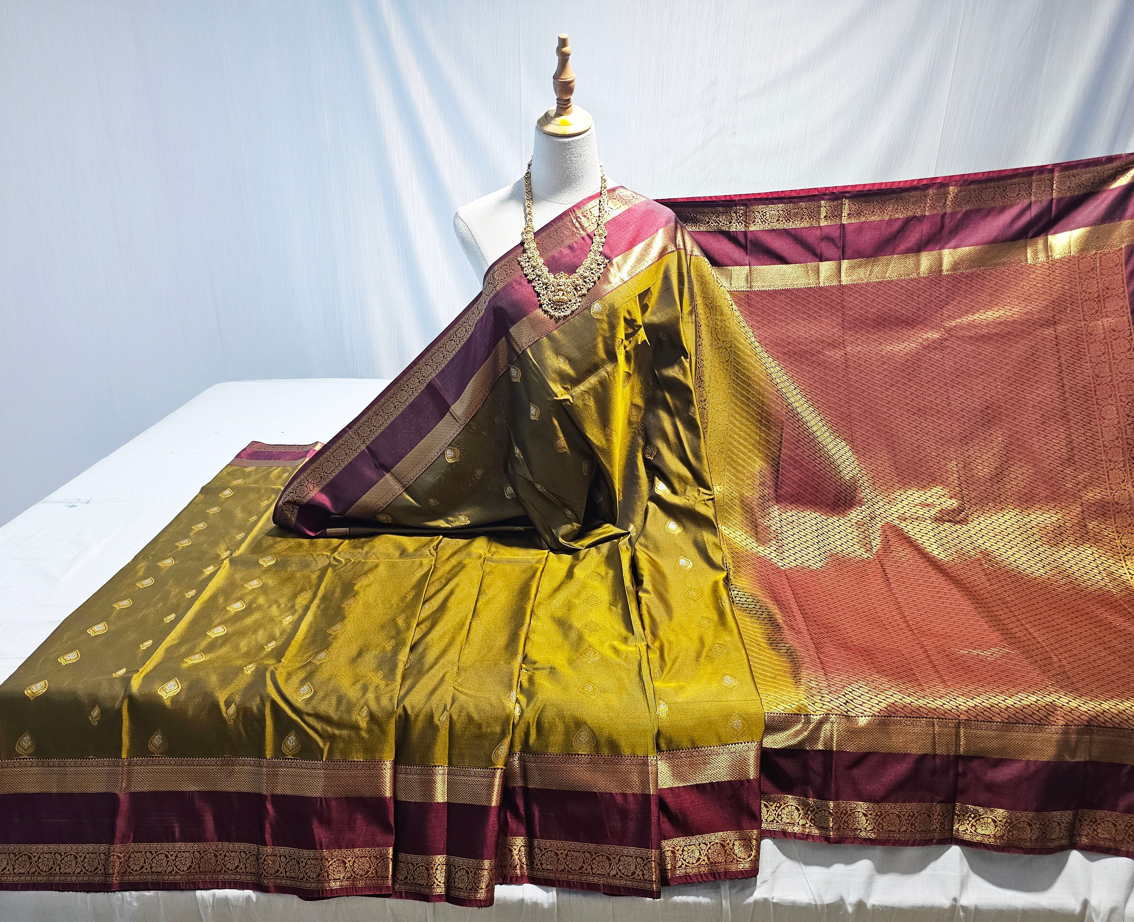 Kanchipuram Pure Soft Silk Saree