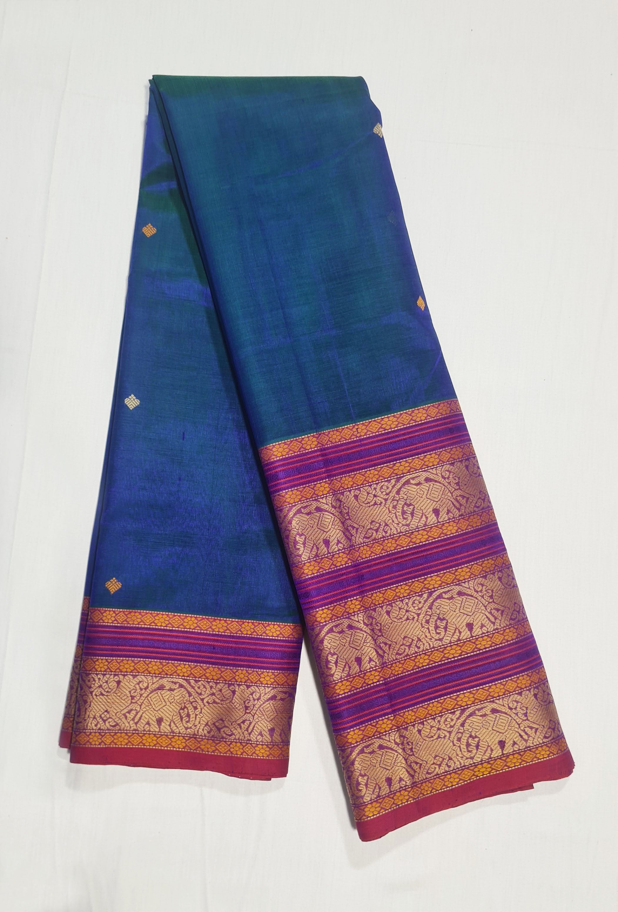 Kanchipuram Pure Silk Cotton Saree