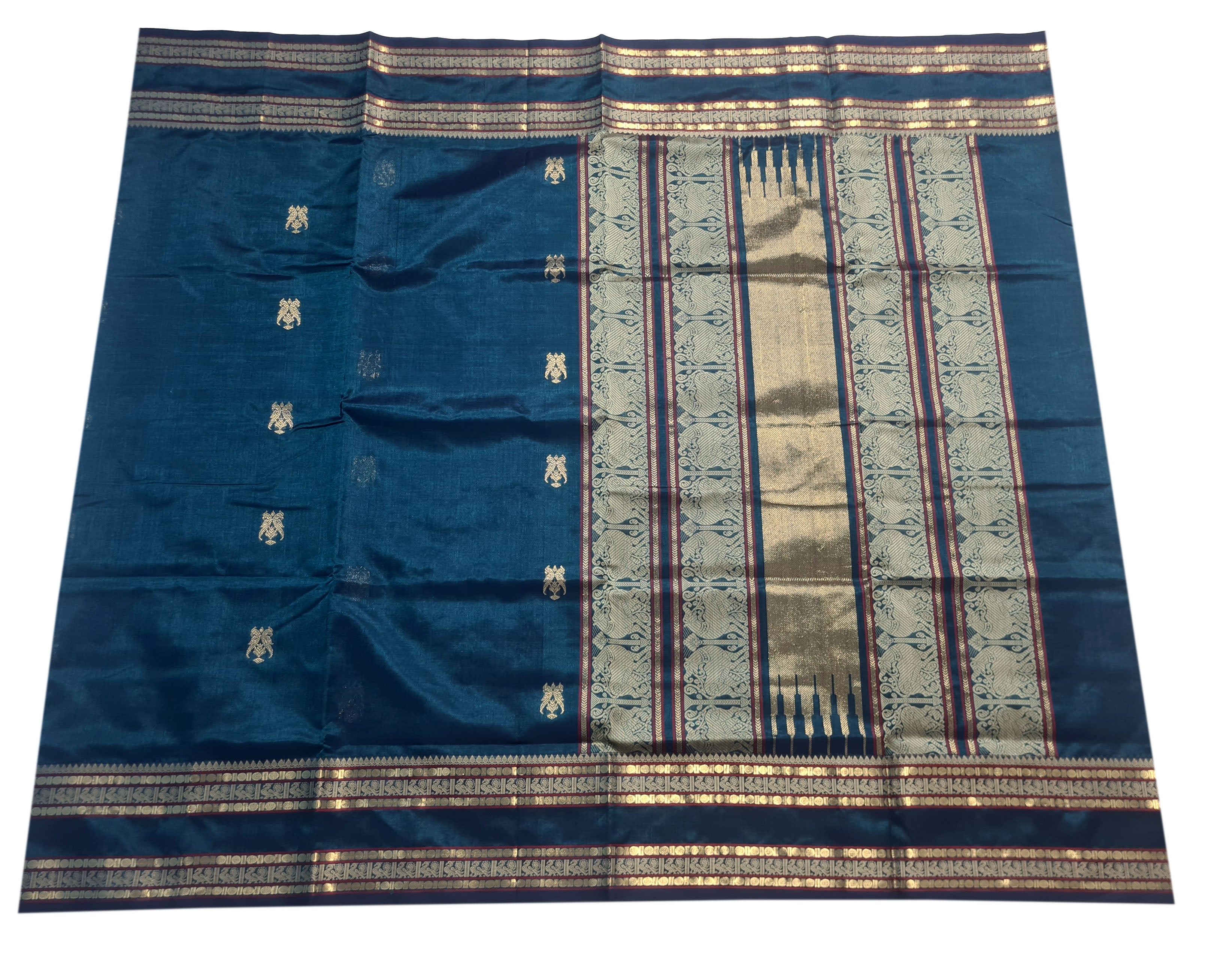Kanchipuram Pure Silk Cotton Saree