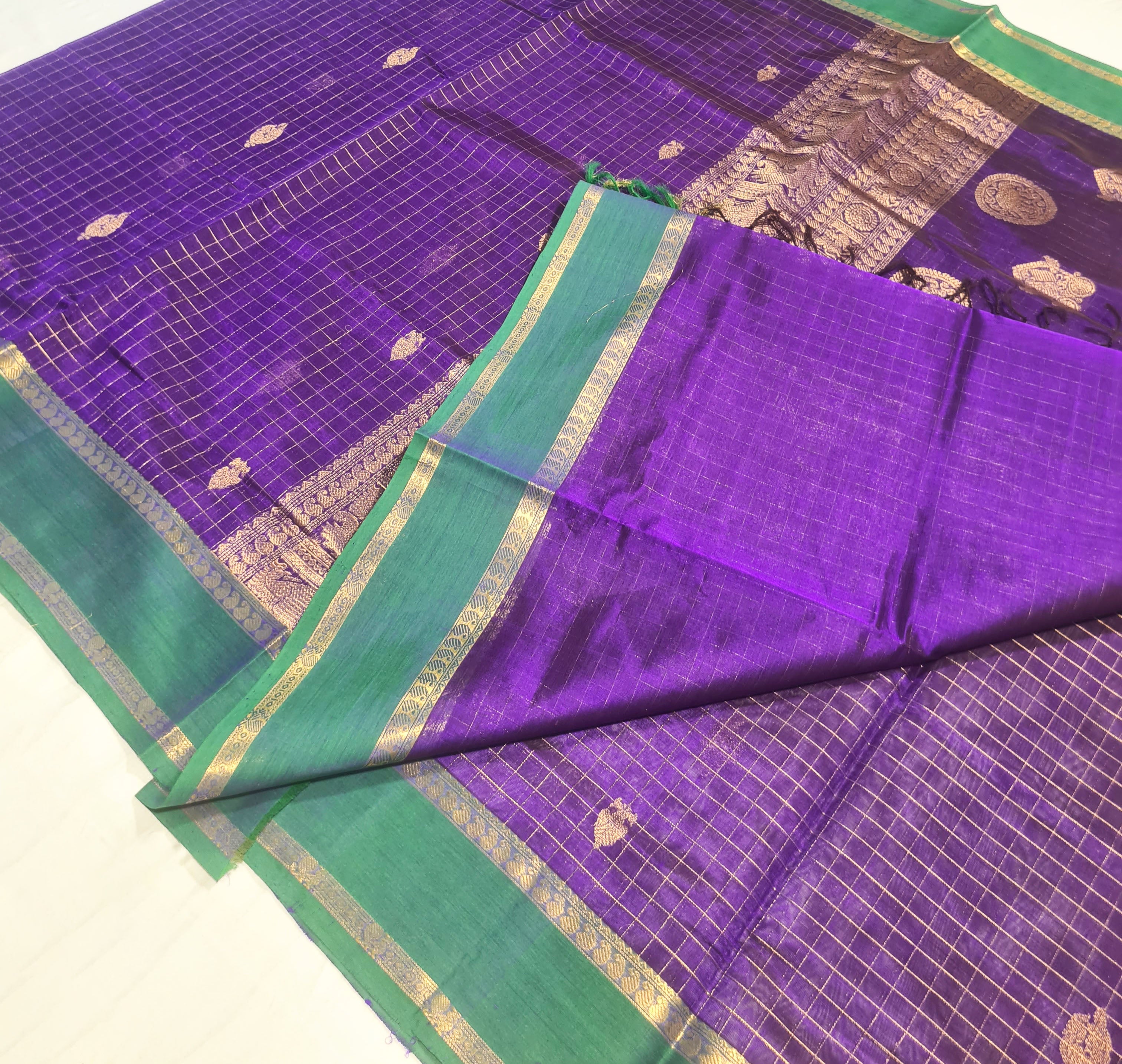 Kanchipuram Pure Silk Cotton Saree