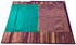 Kanchi Vegan Silk Saree With Contrast Blouse and Rich Jari Pallu