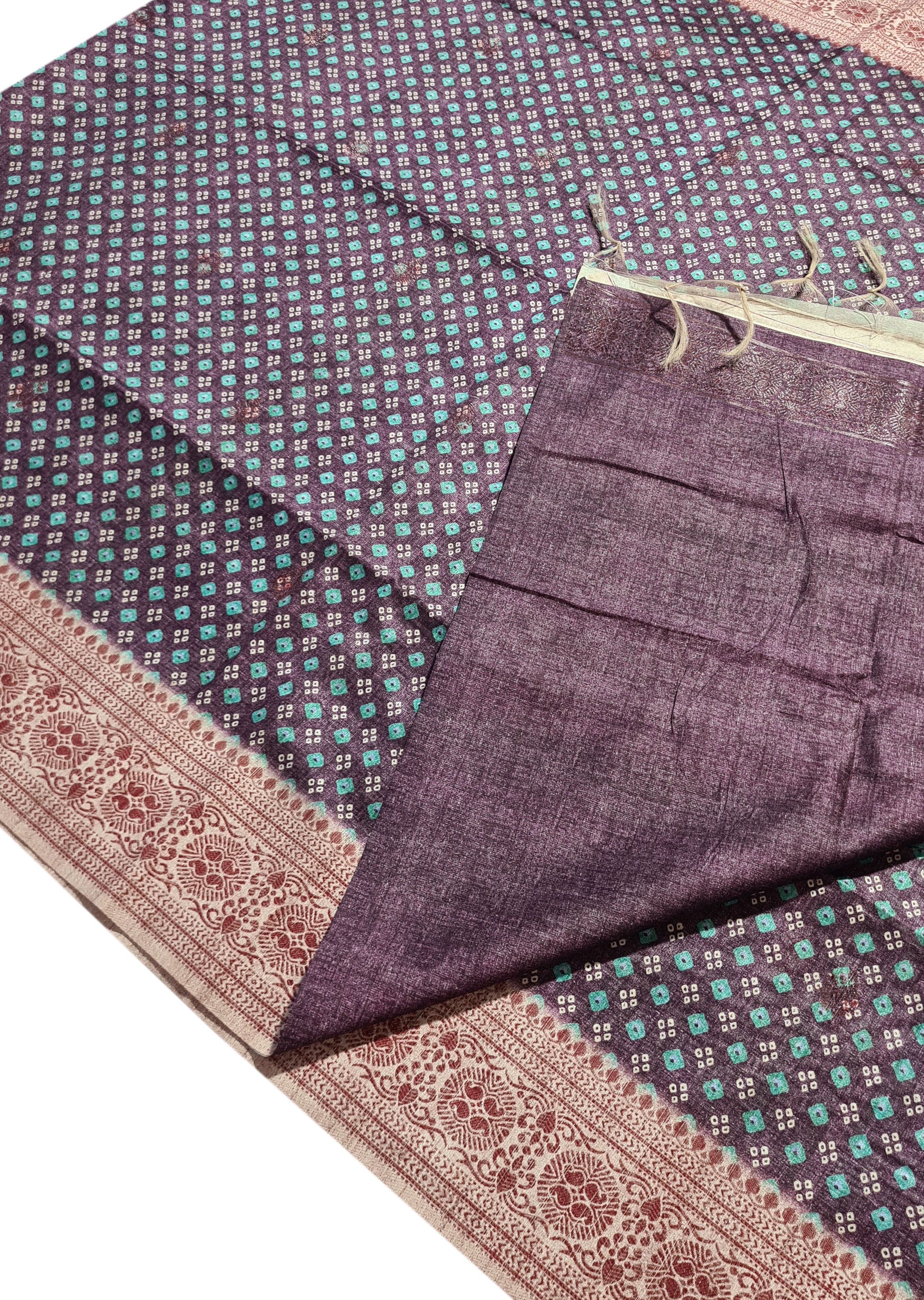 Antic Design semi Tussar Sarees
