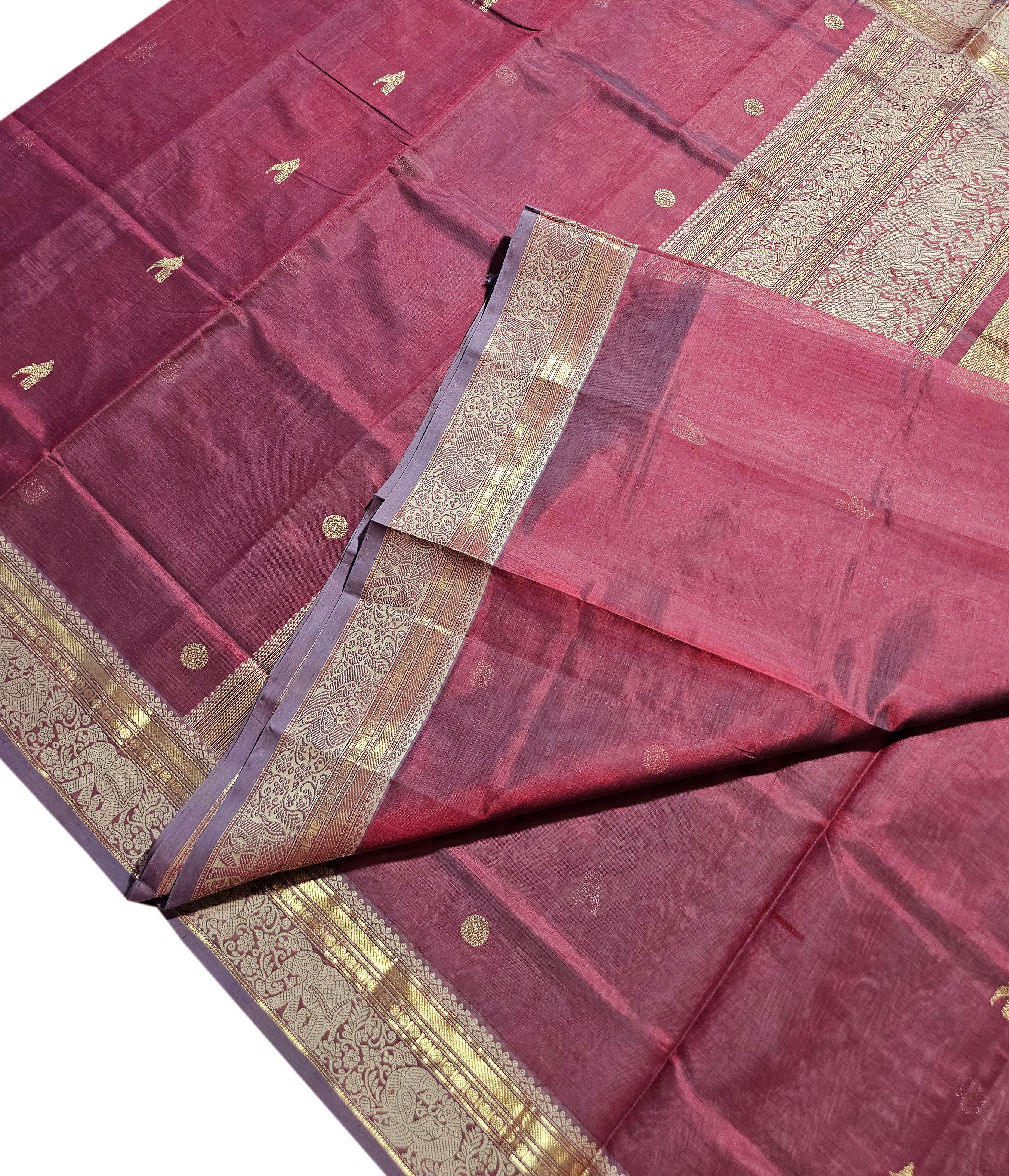 Kanchipuram Pure Silk Cotton Saree