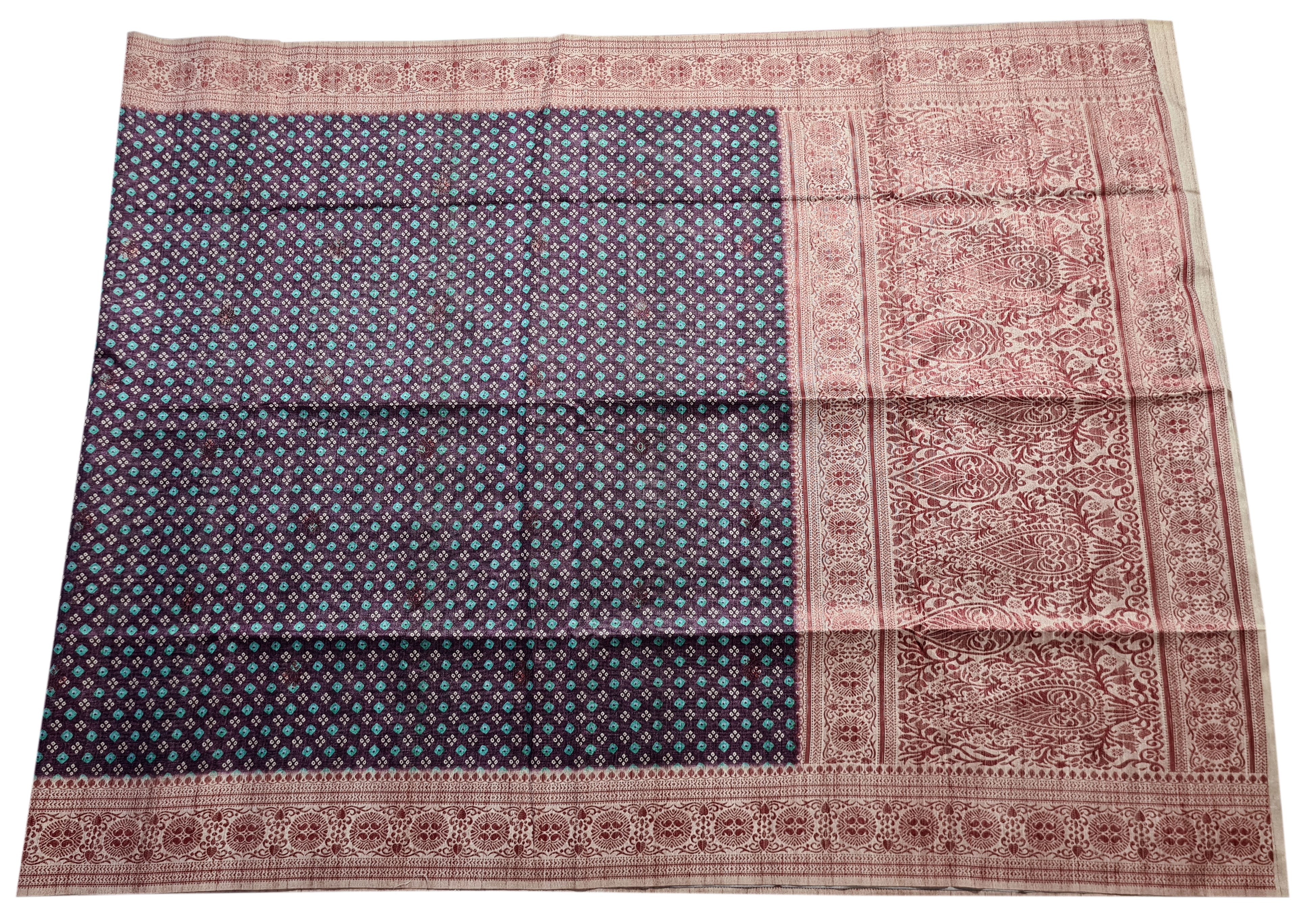 Antic Design semi Tussar Sarees
