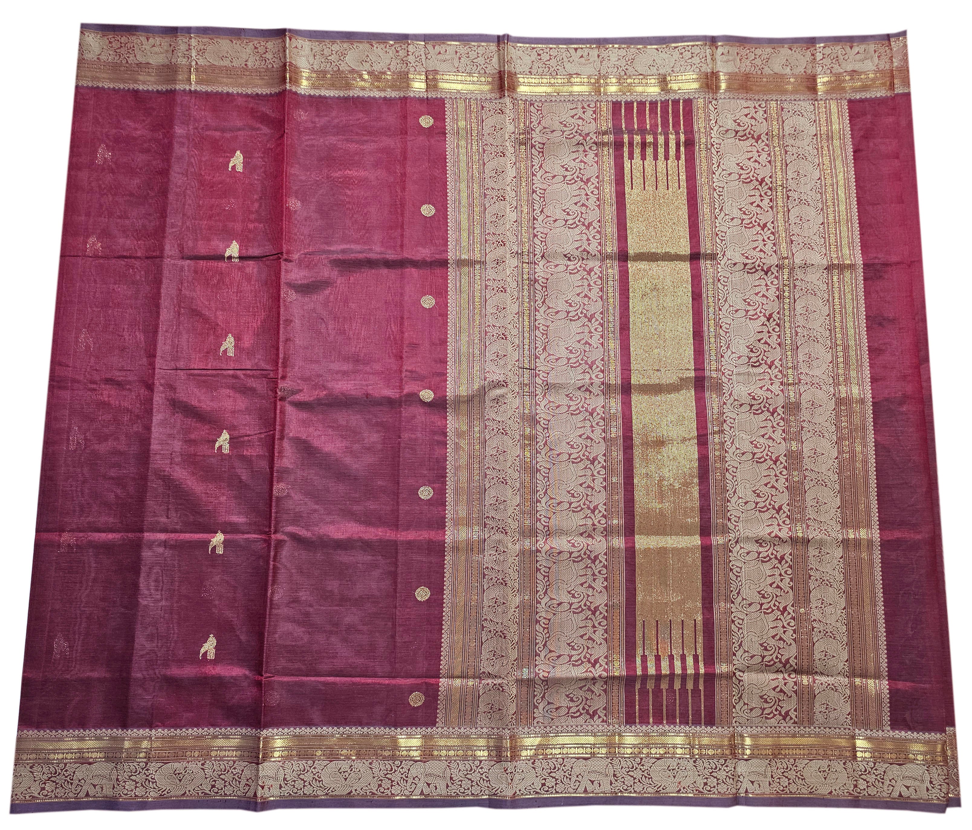 Kanchipuram Pure Silk Cotton Saree