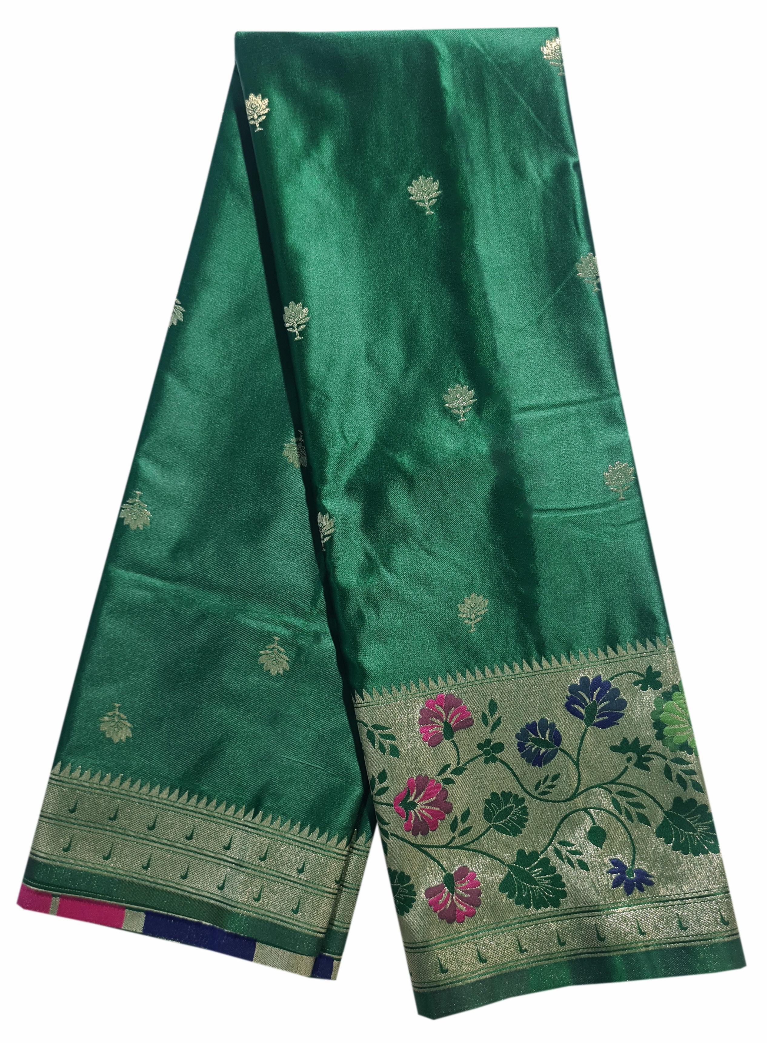 Bengaluru Crape Antic Silk Meena Sarees