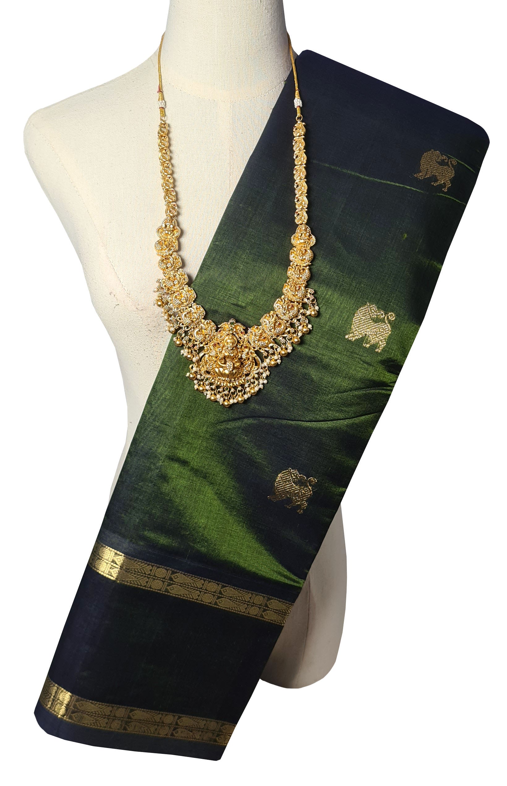 Kanchipuram Pure Silk Cotton Saree