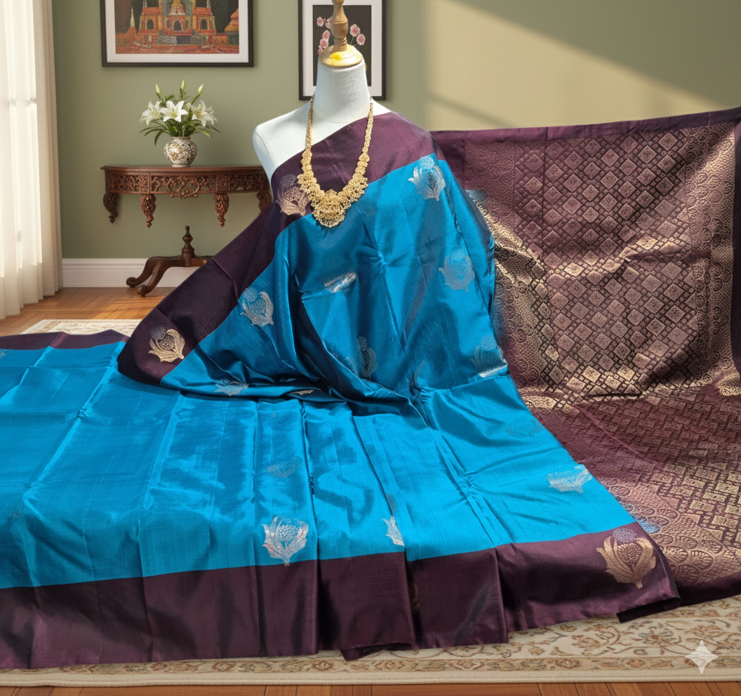 Kanchipuram Pure Soft Silk Saree