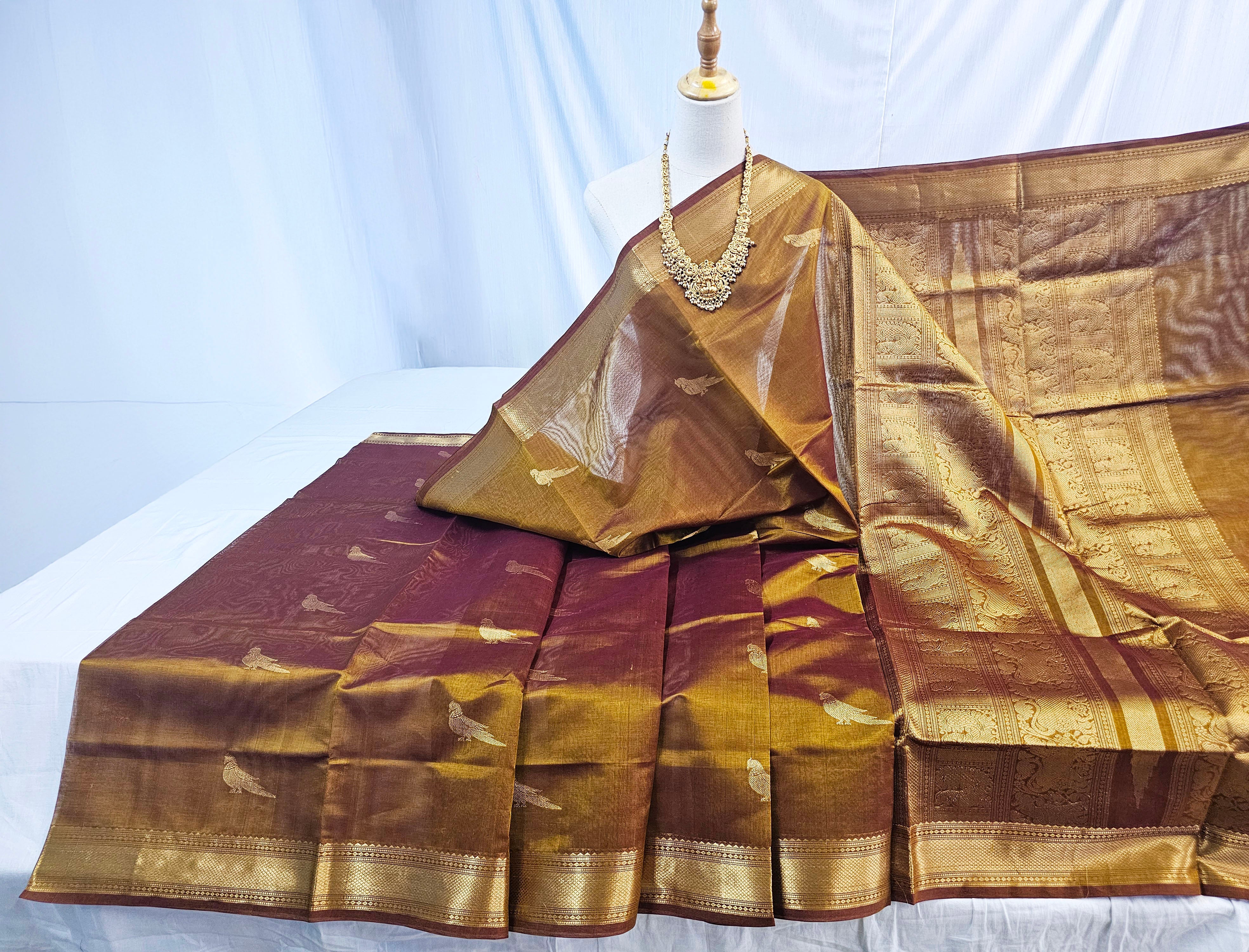 Kanchipuram Pure Silk Cotton Saree