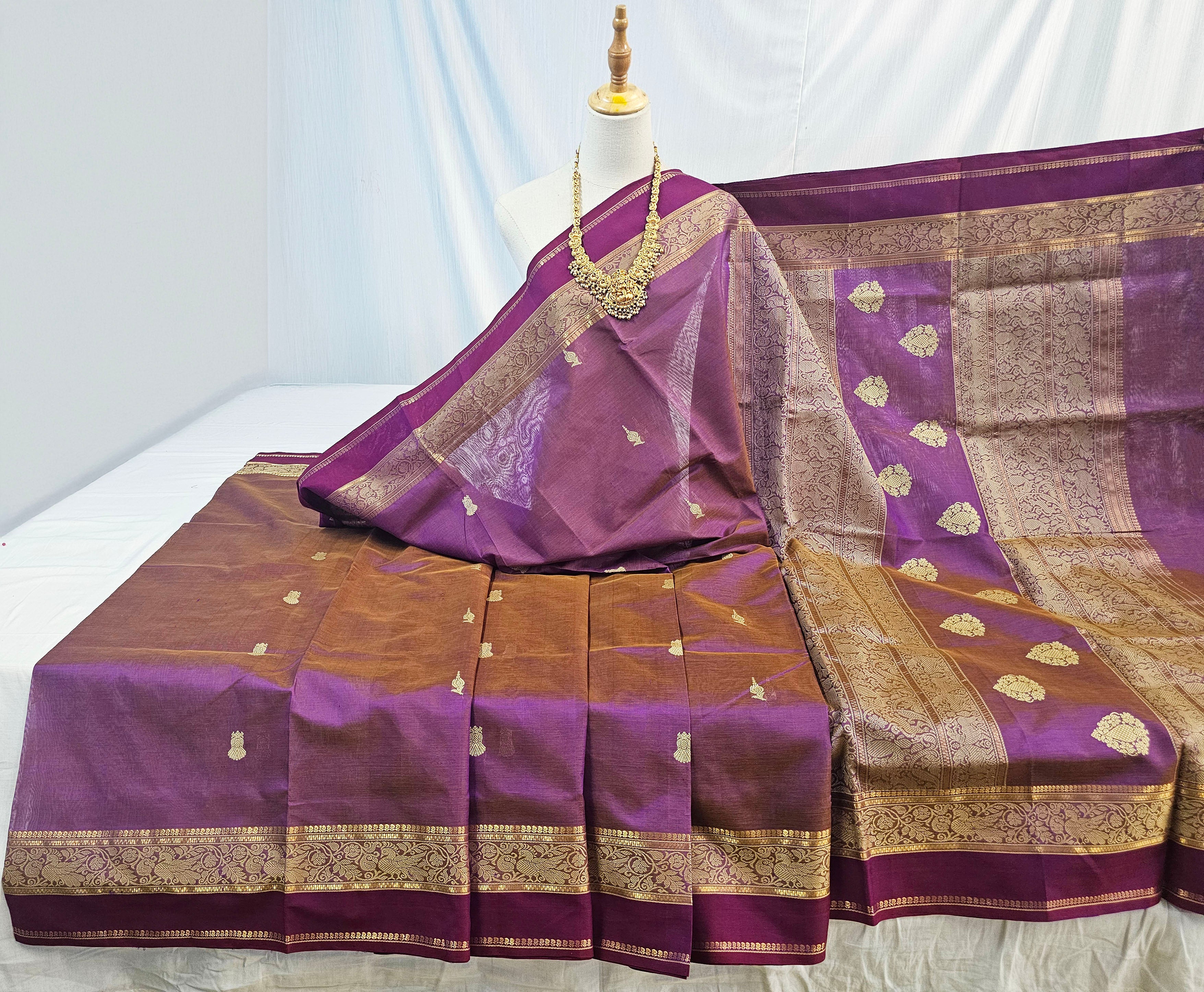 Kanchipuram Pure Silk Cotton Saree