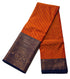 Kanchi Vegan Silk Saree With Contrast Blouse and Rich Jari Pallu