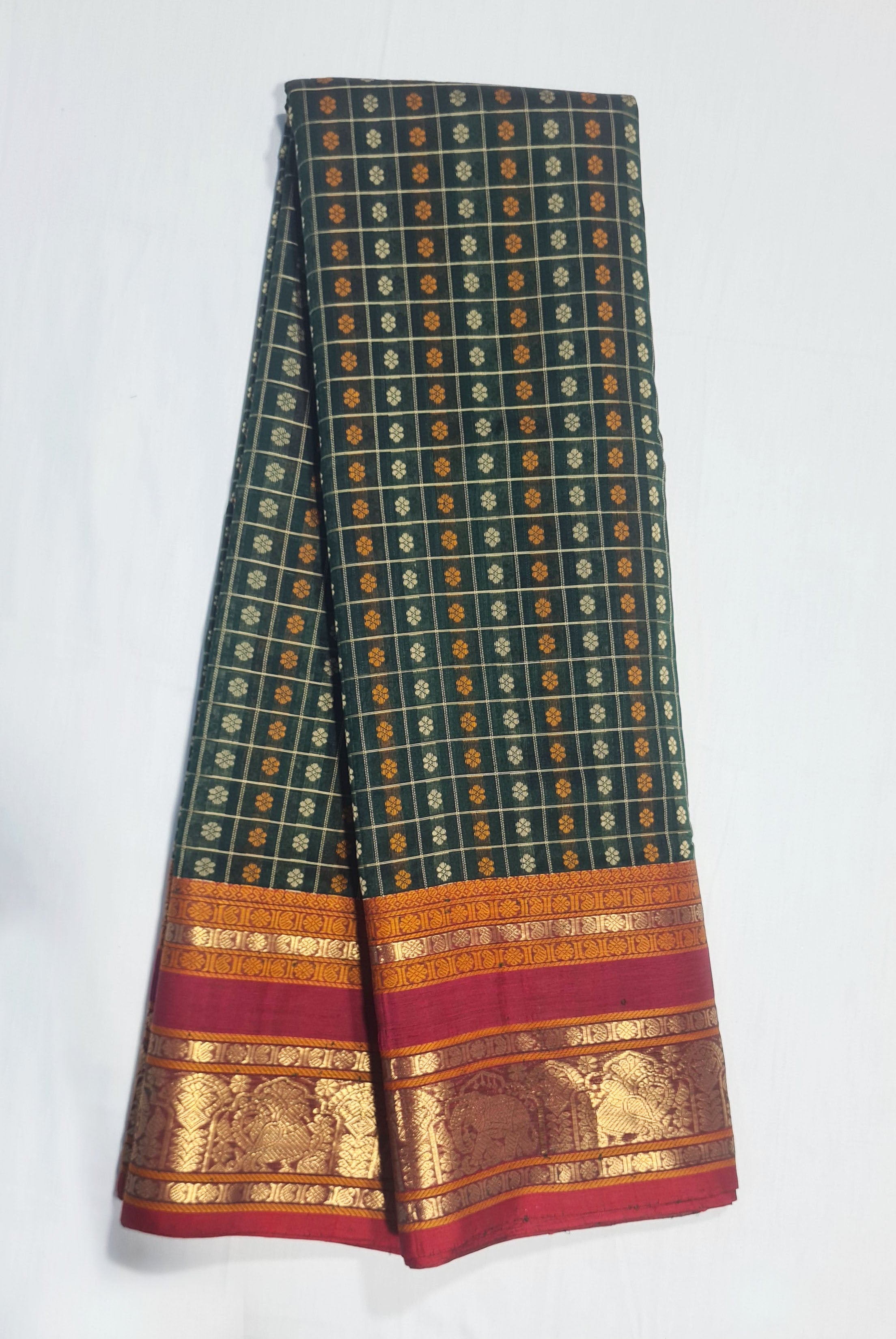 Kanchipuram Pure Silk Cotton Saree
