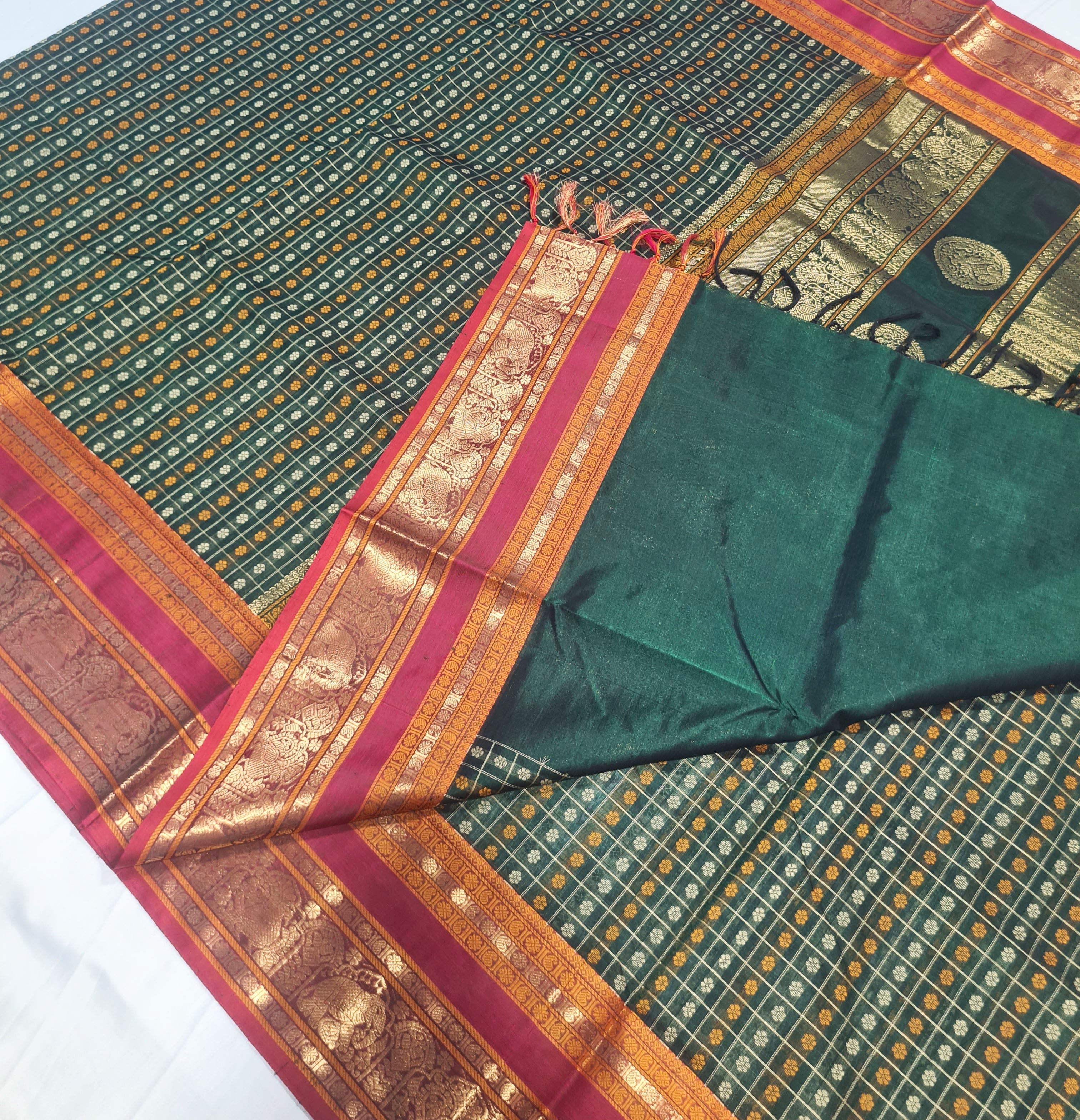 Kanchipuram Pure Silk Cotton Saree