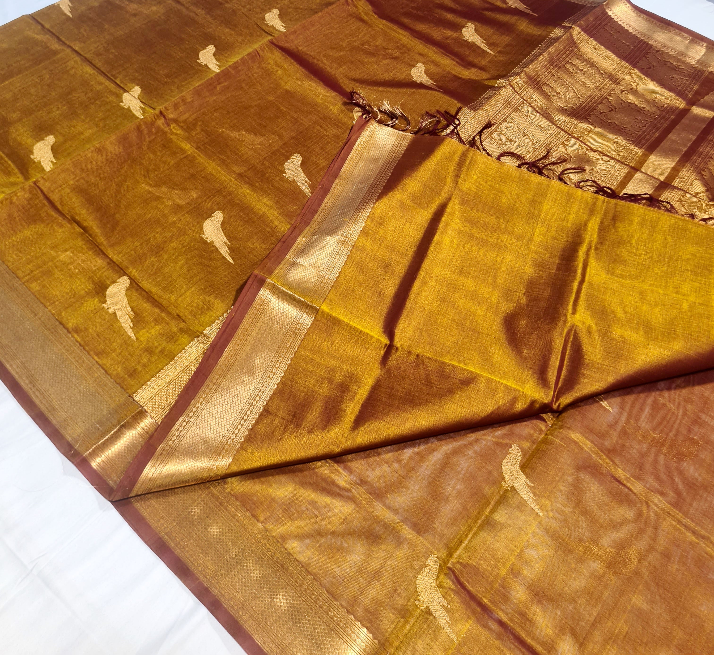 Kanchipuram Pure Silk Cotton Saree