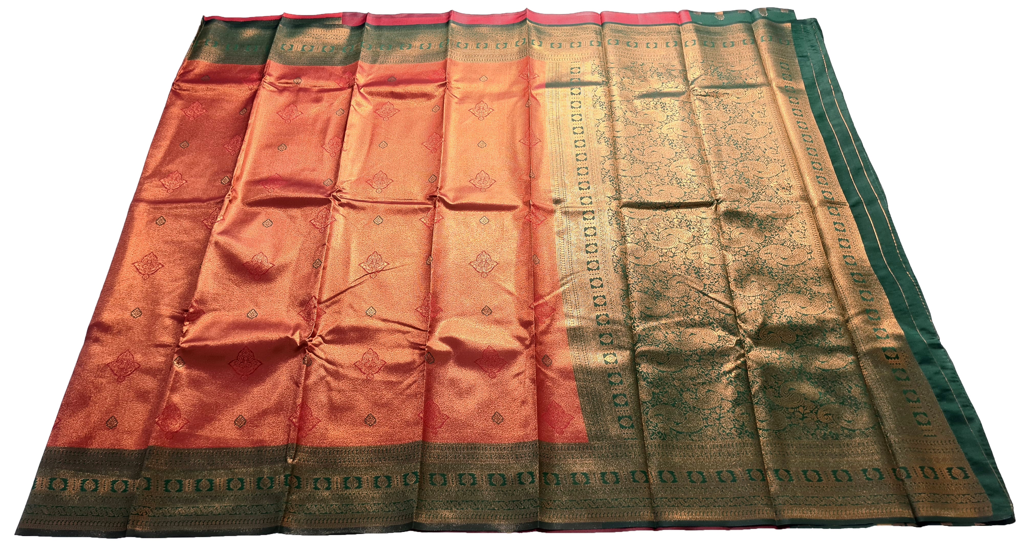 Antique Zari Butta Silk Saree