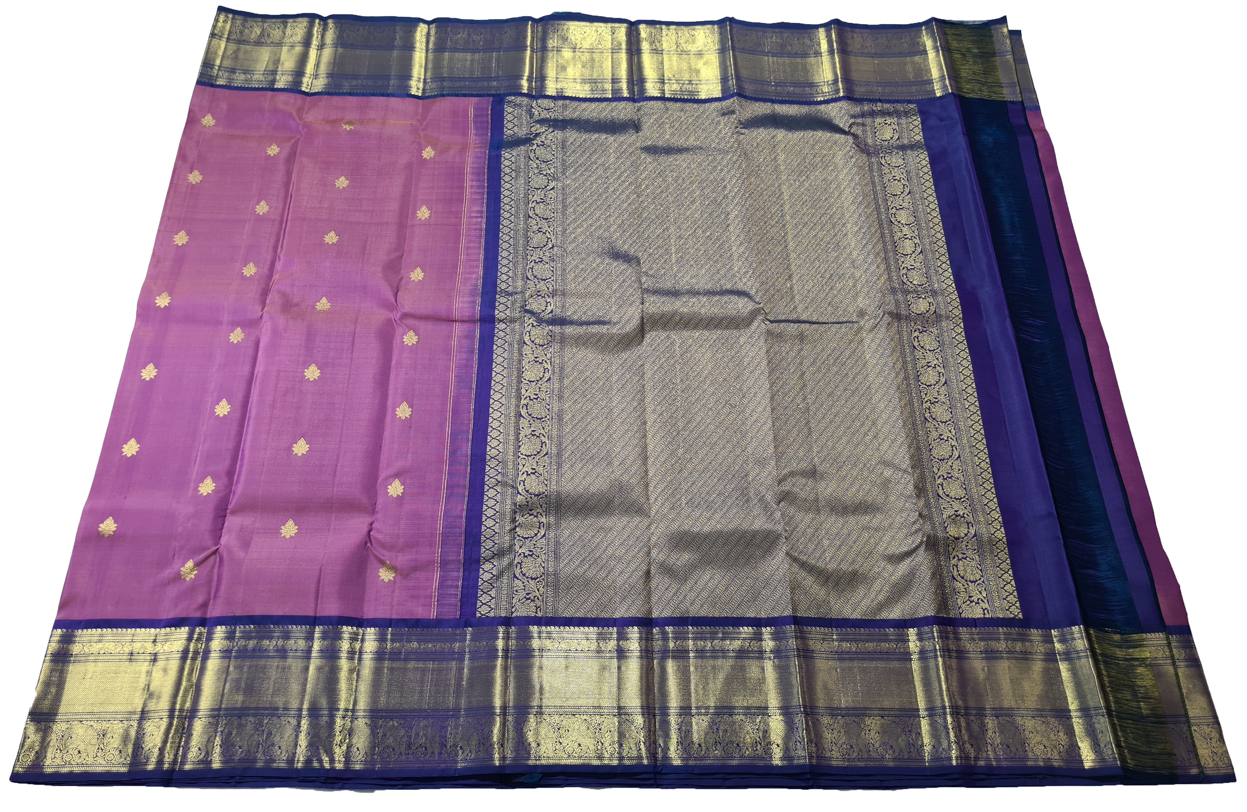 Pure zari Kanchipuram Pure Silk Saree