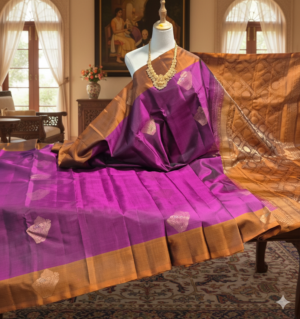 Kanchipuram Pure Soft Silk Saree