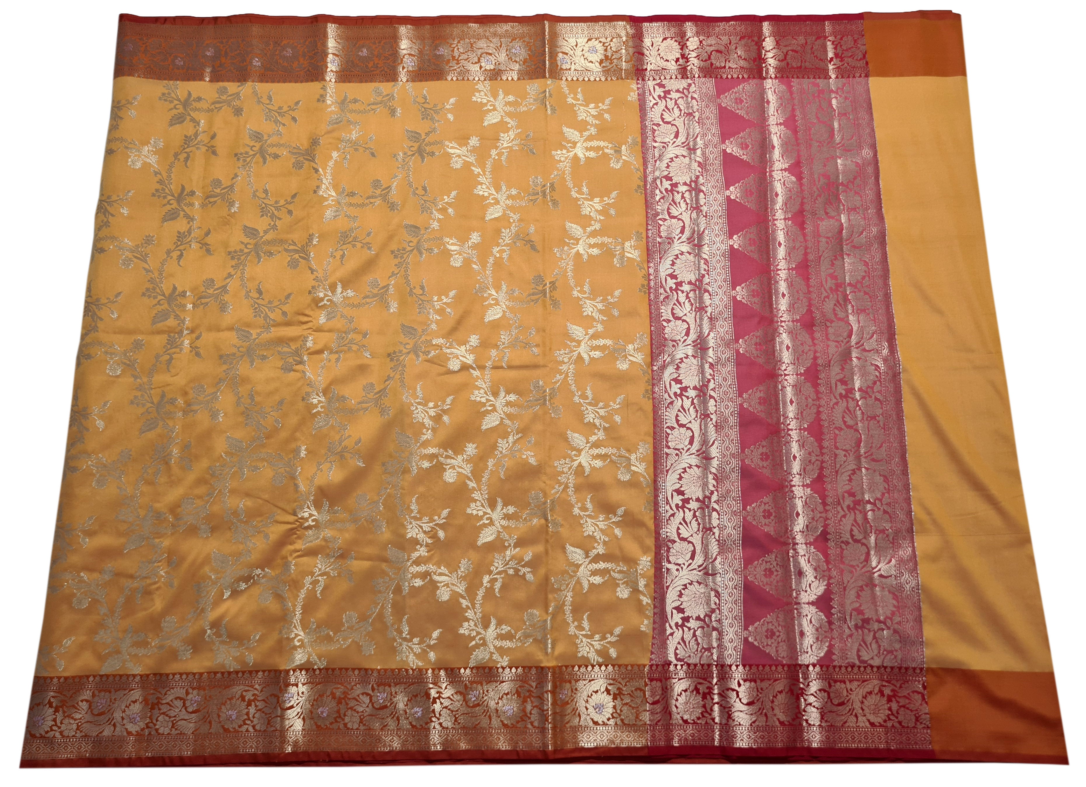 Banarasi Katan Jaal Silk Sarees