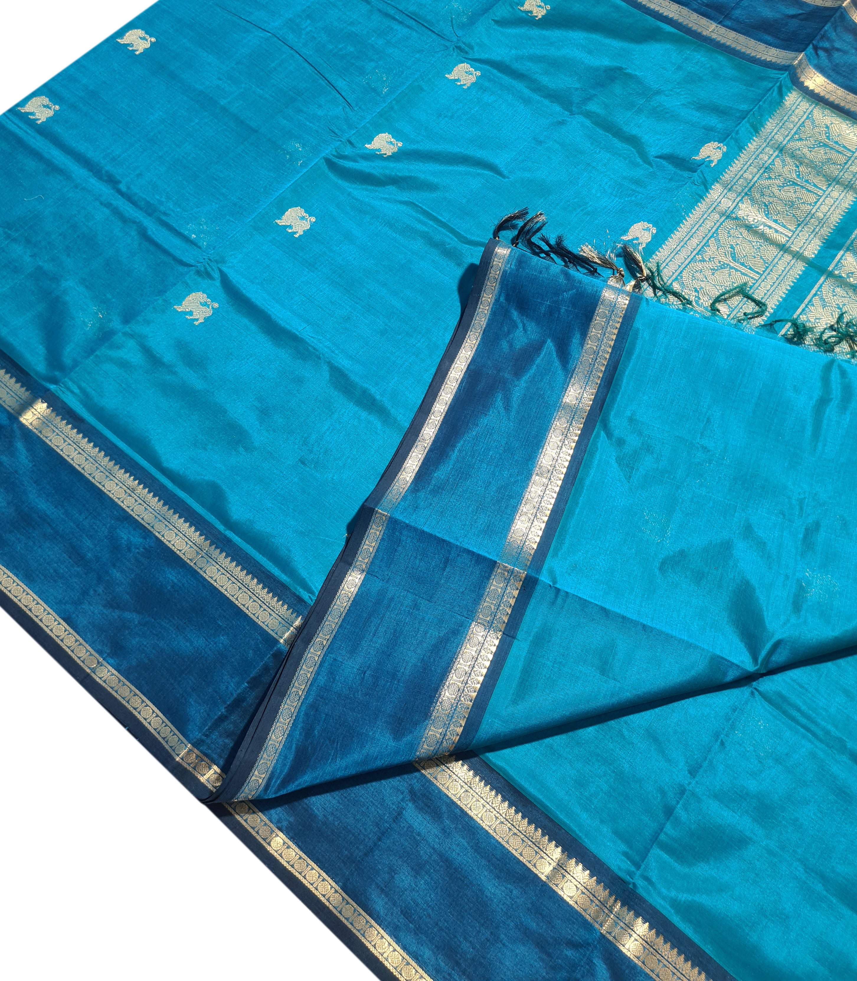 Kanchipuram Pure Silk Cotton Saree