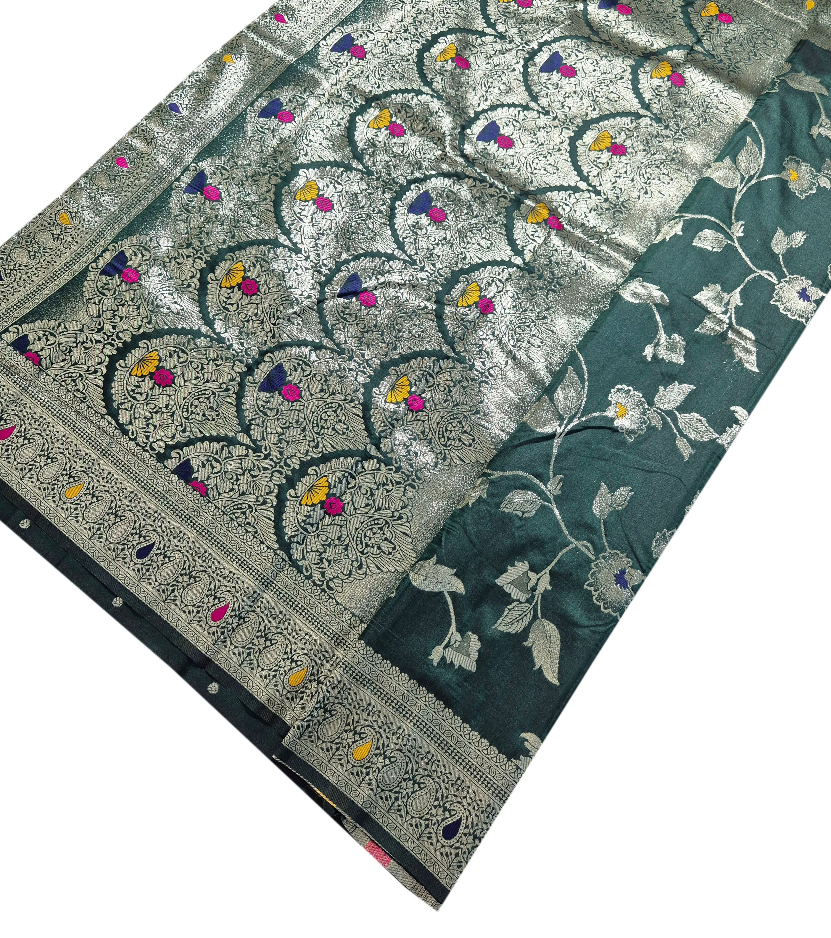 Banarasi semisilk Sarees