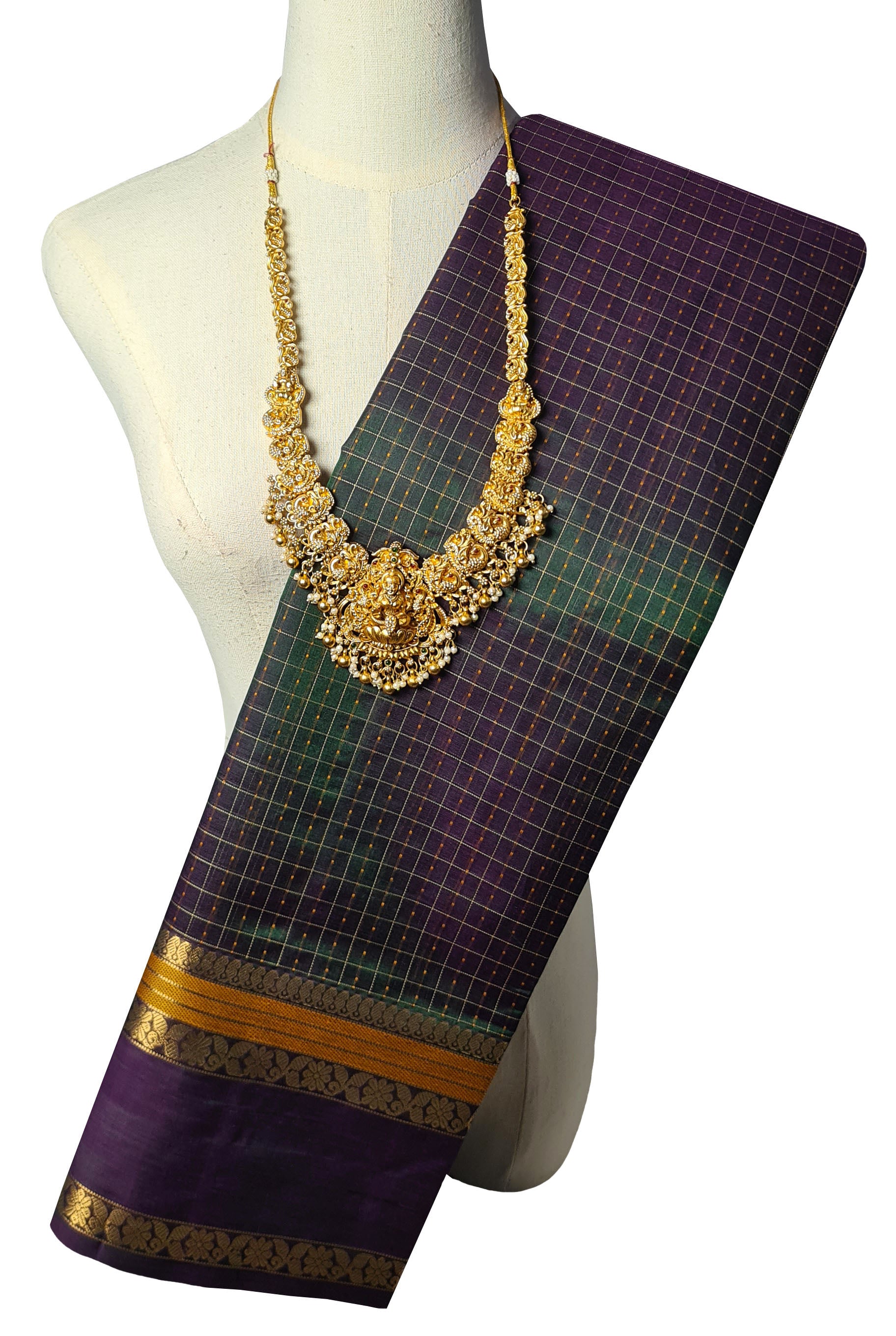 Kanchipuram Pure Silk Cotton Saree