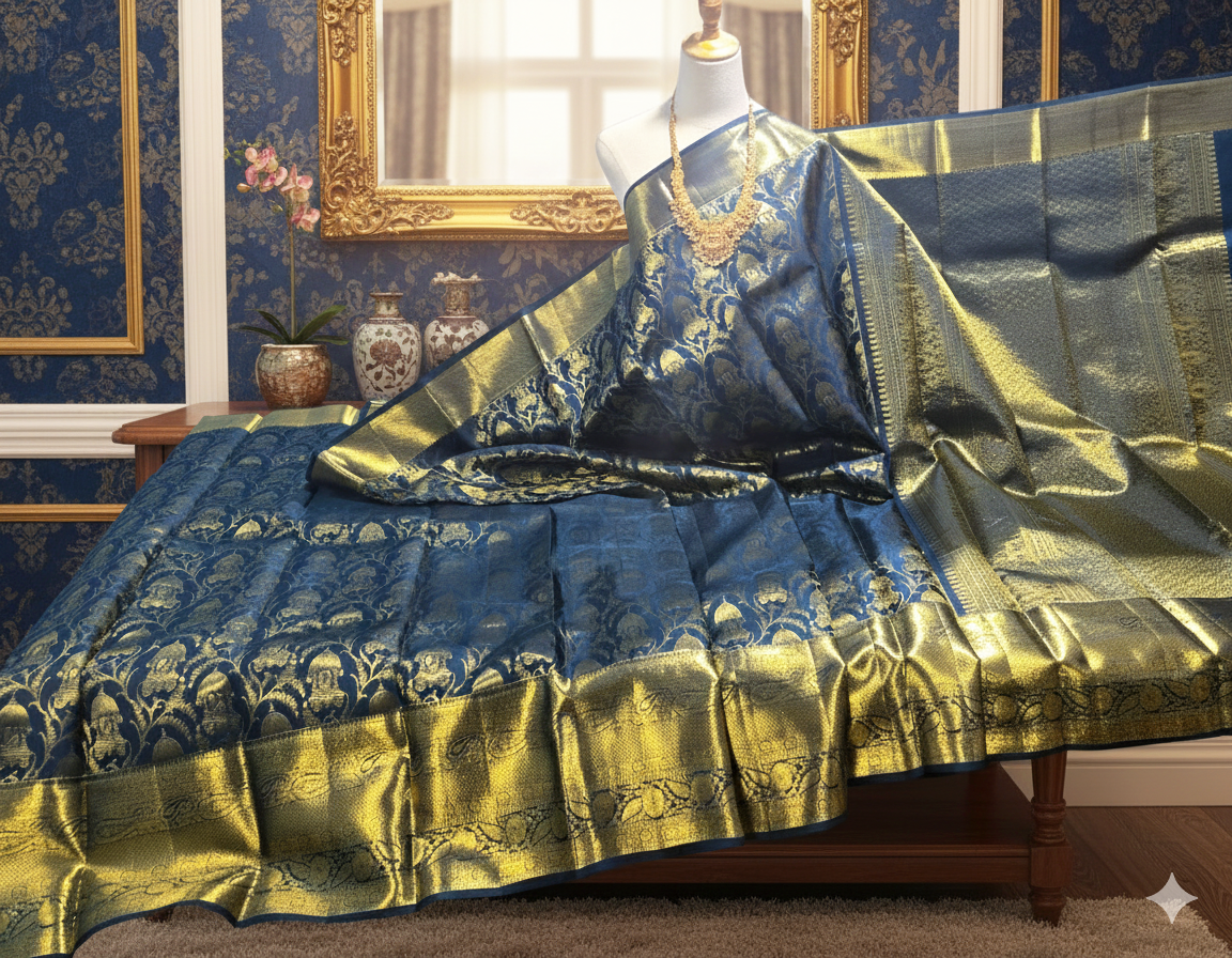 Kanchipuram Pure Silk Saree