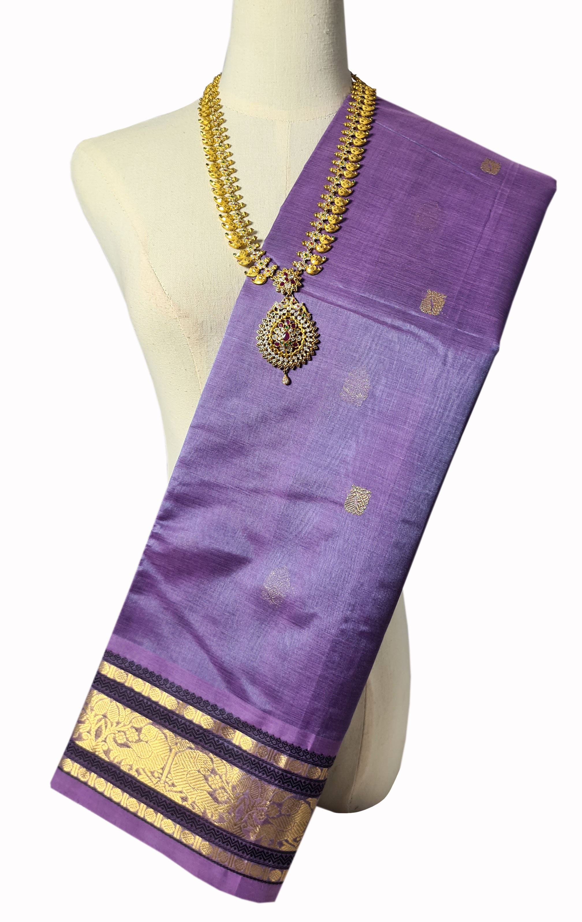 Kanchipuram Pure Silk Cotton Saree