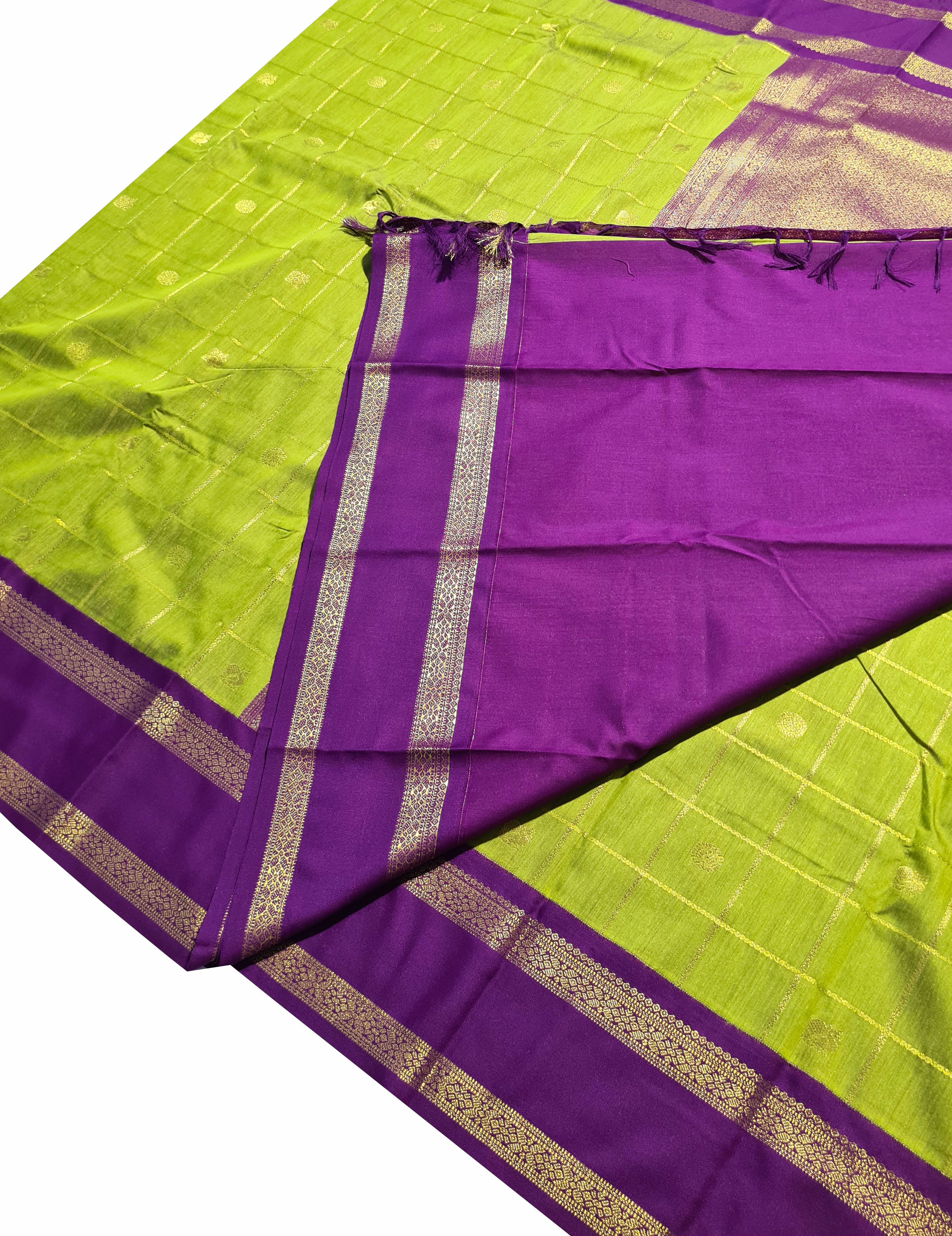 Agarlic soft Cotton silk Sarees