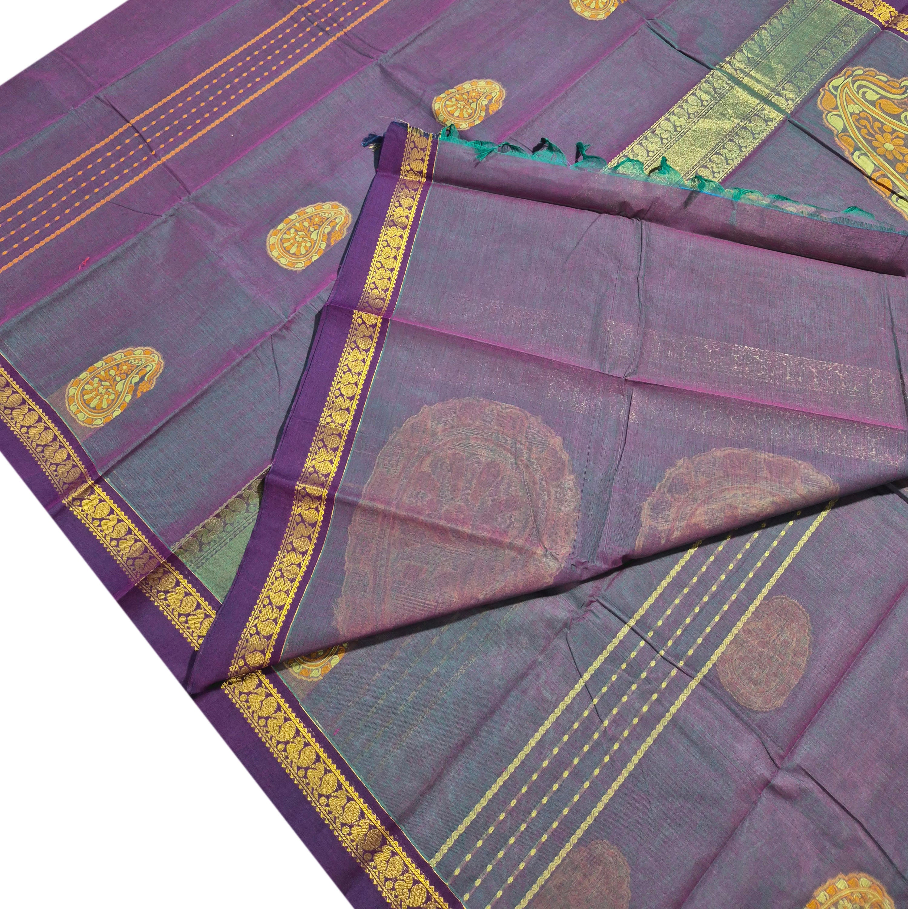 Kanchipuram Rich pallu Pure Rich Cotton Sarees