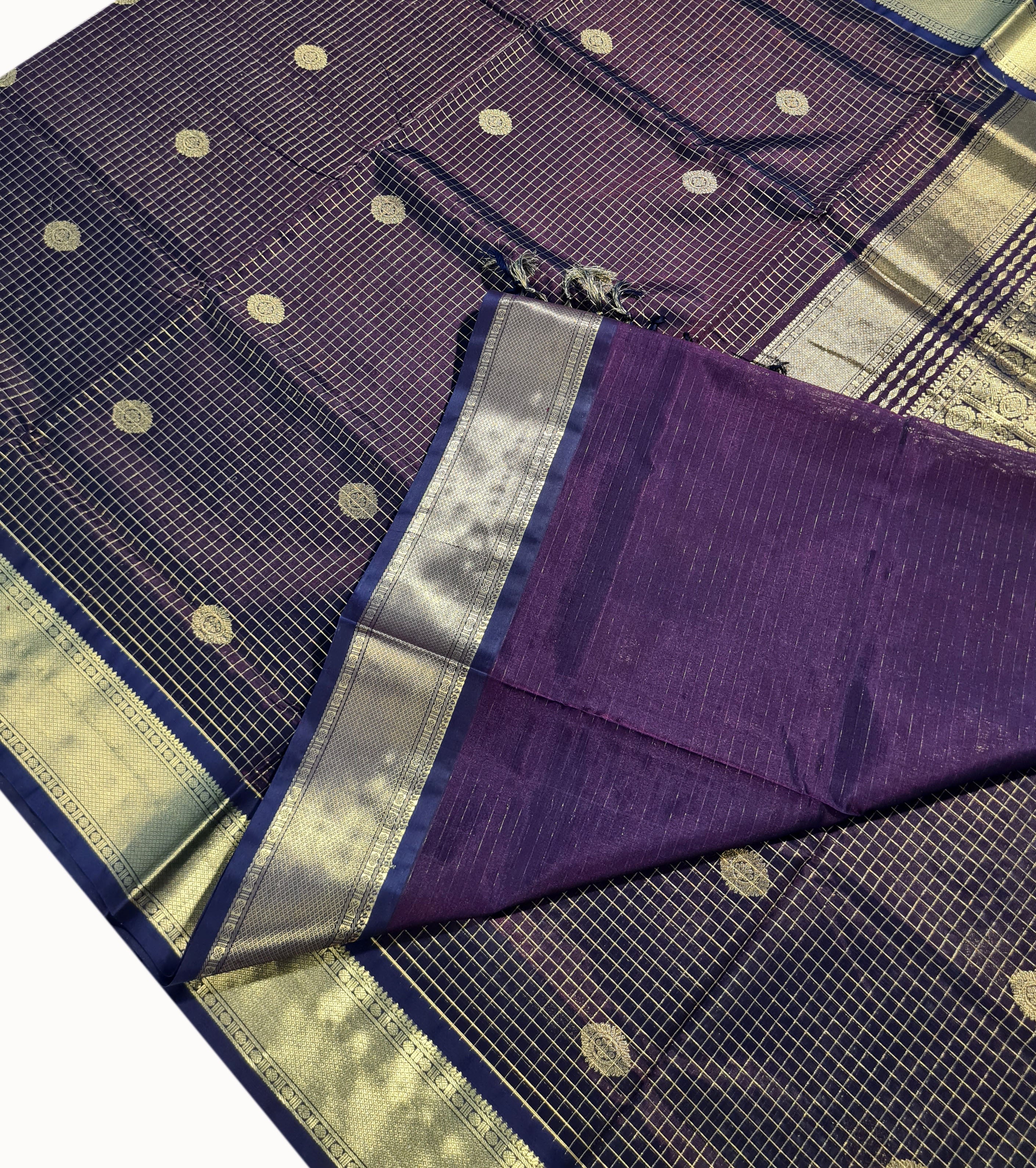 Vairaoosi Kanchipuram Pure Silk Cotton Saree