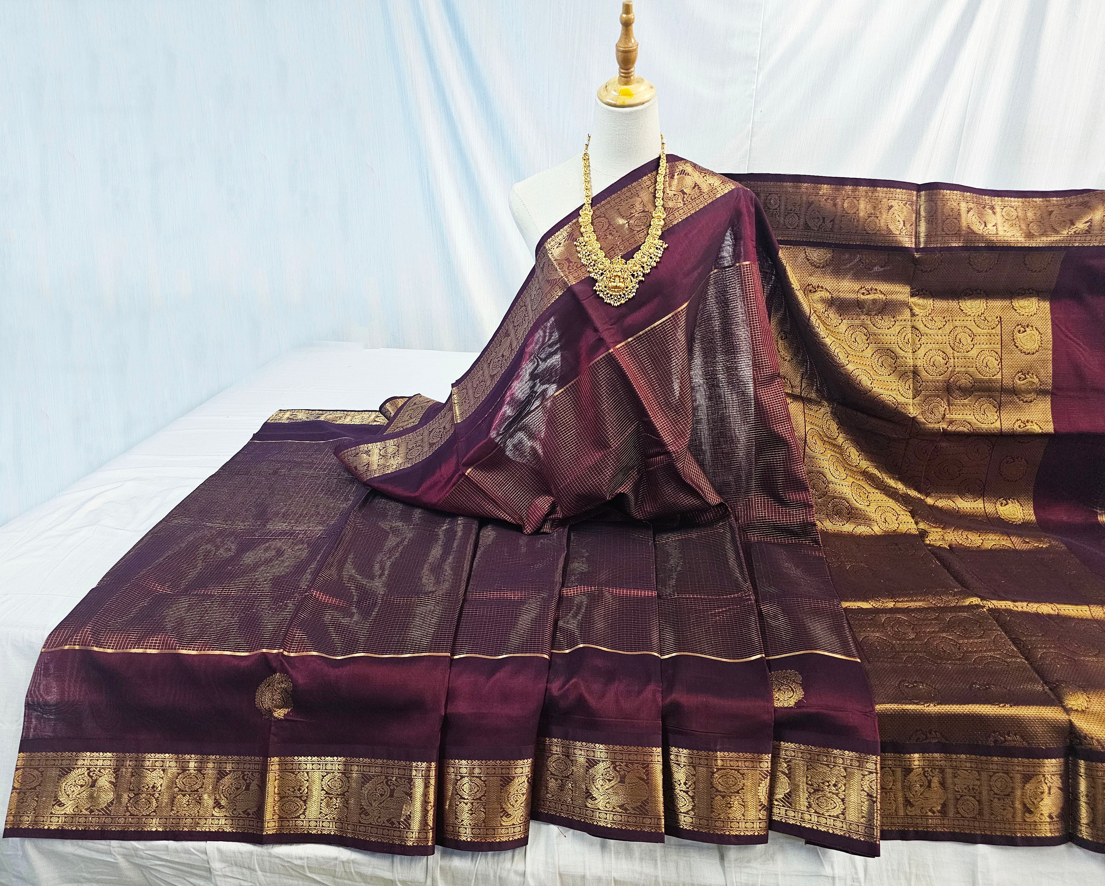 Kanchipuram Pure Silk Cotton Saree